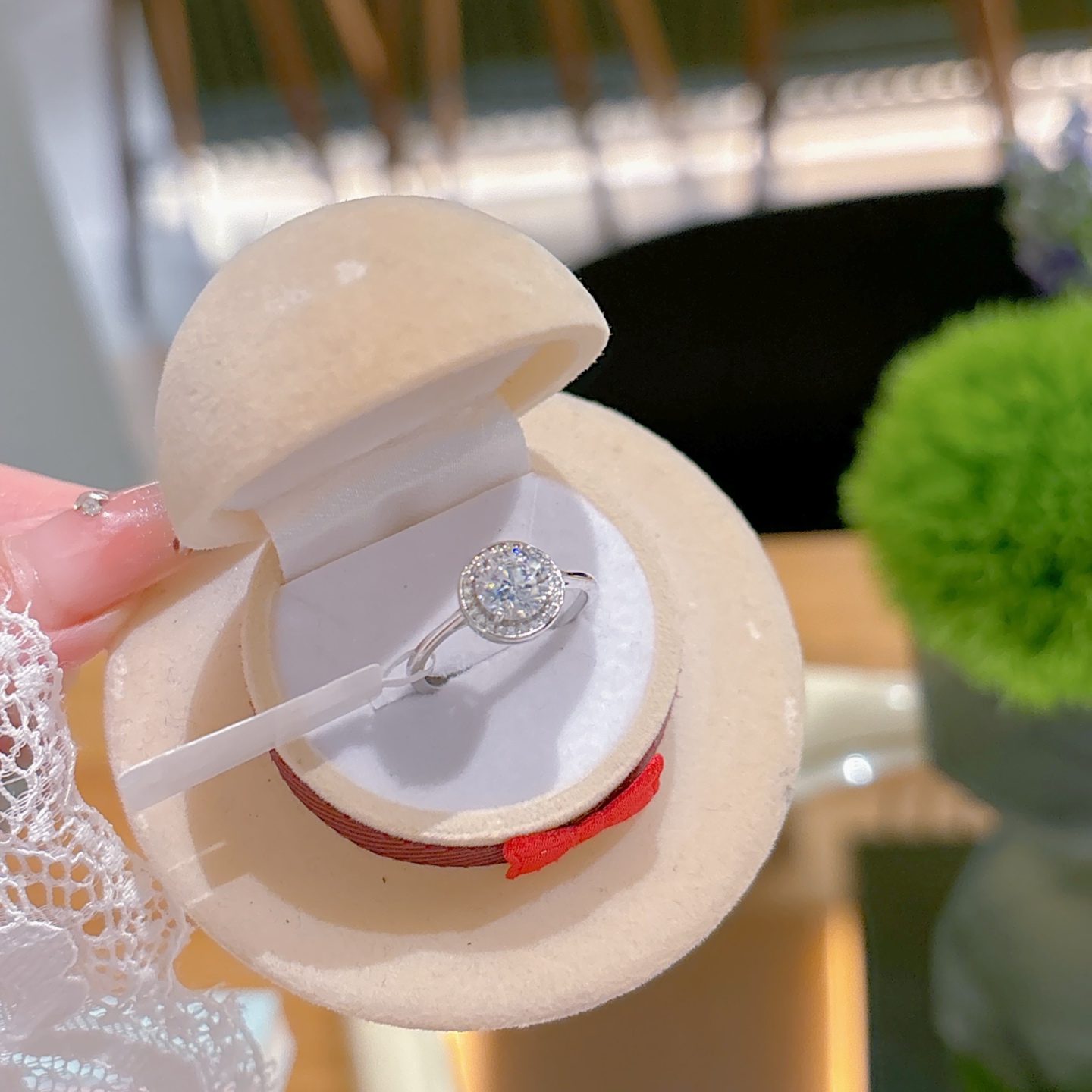 Feinsilber Ring Hochwertig Geschenk für sie Silber