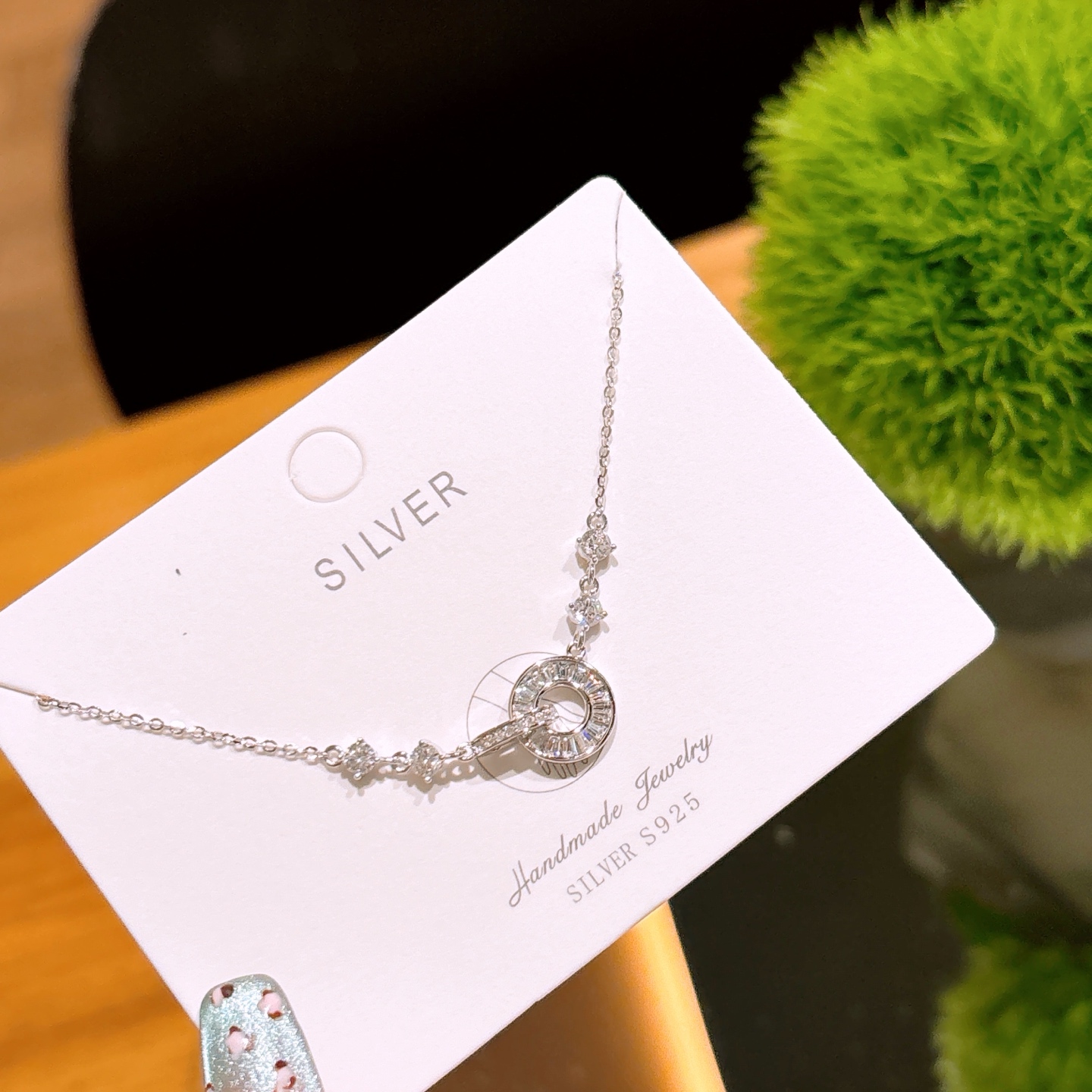 さわやか系S925スターリングシルバーブレスレットゴールド 告白