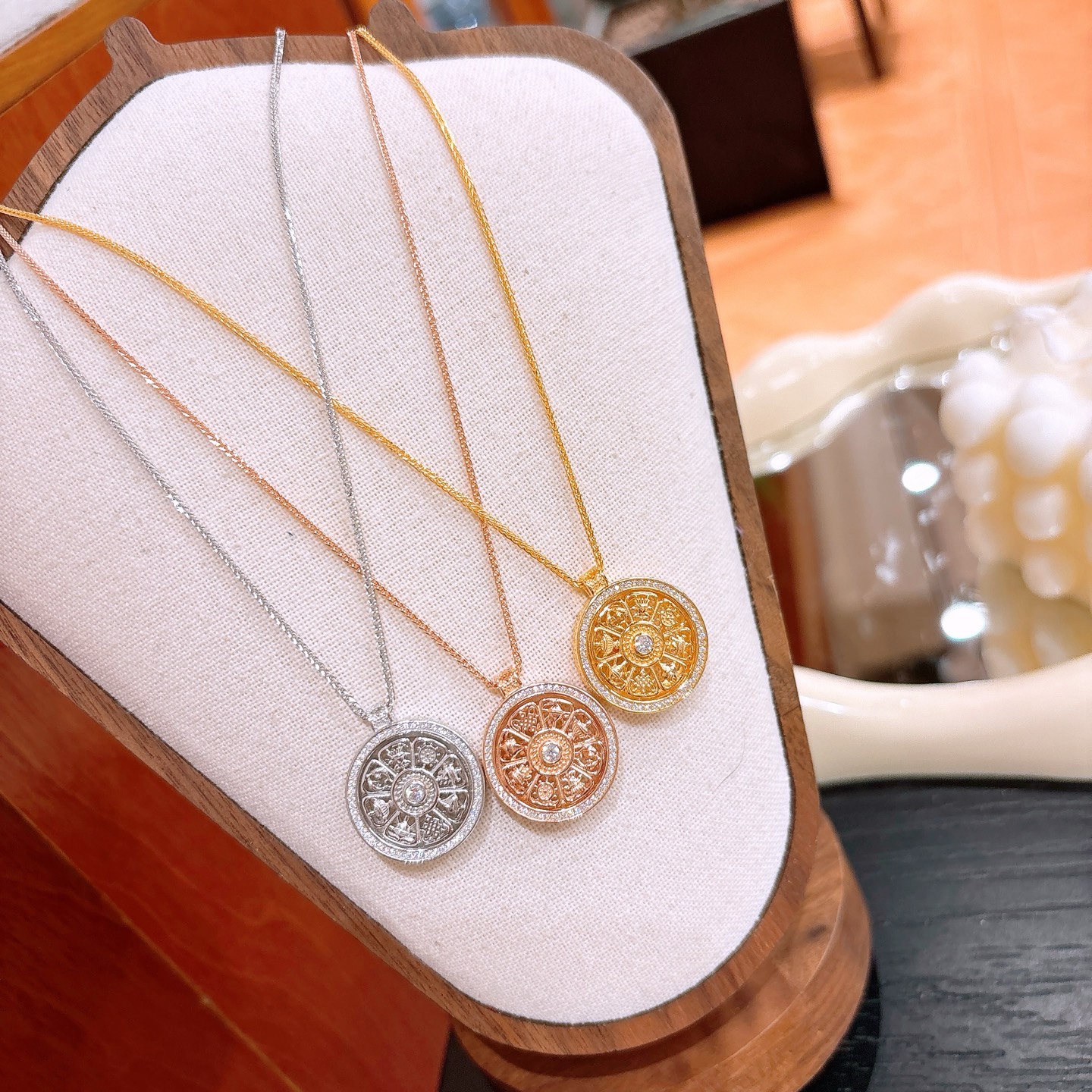 Fine Silver Necklace Gentle Birthday Gold