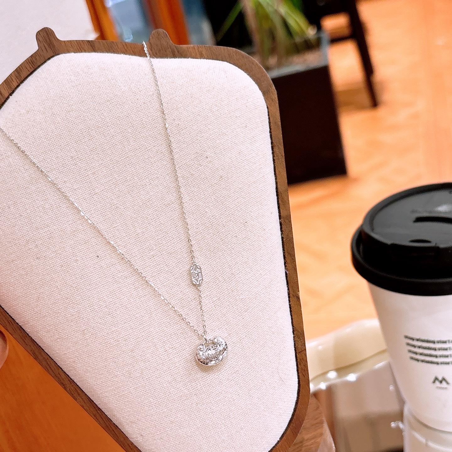 925 Silver Necklace Minimalist Valentine's Day Gold