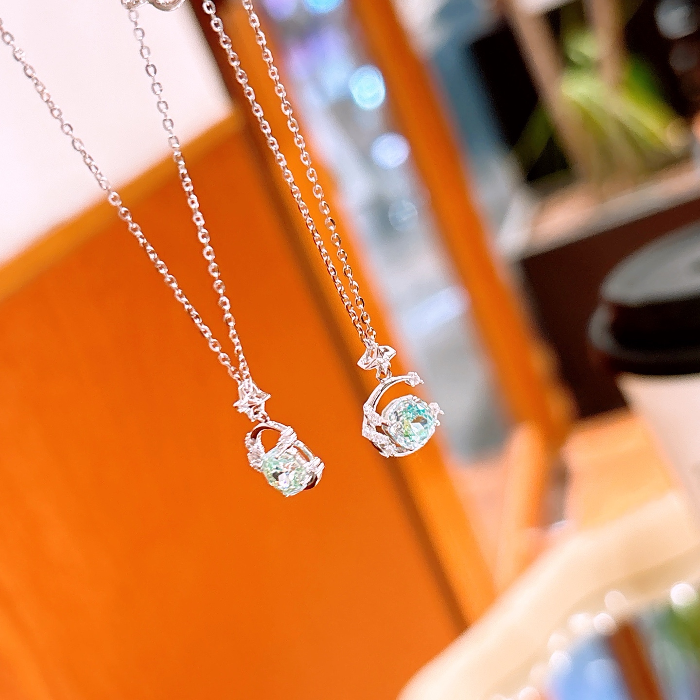 S925 Sterling Silver Necklace Minimalist Wedding Registration Silver