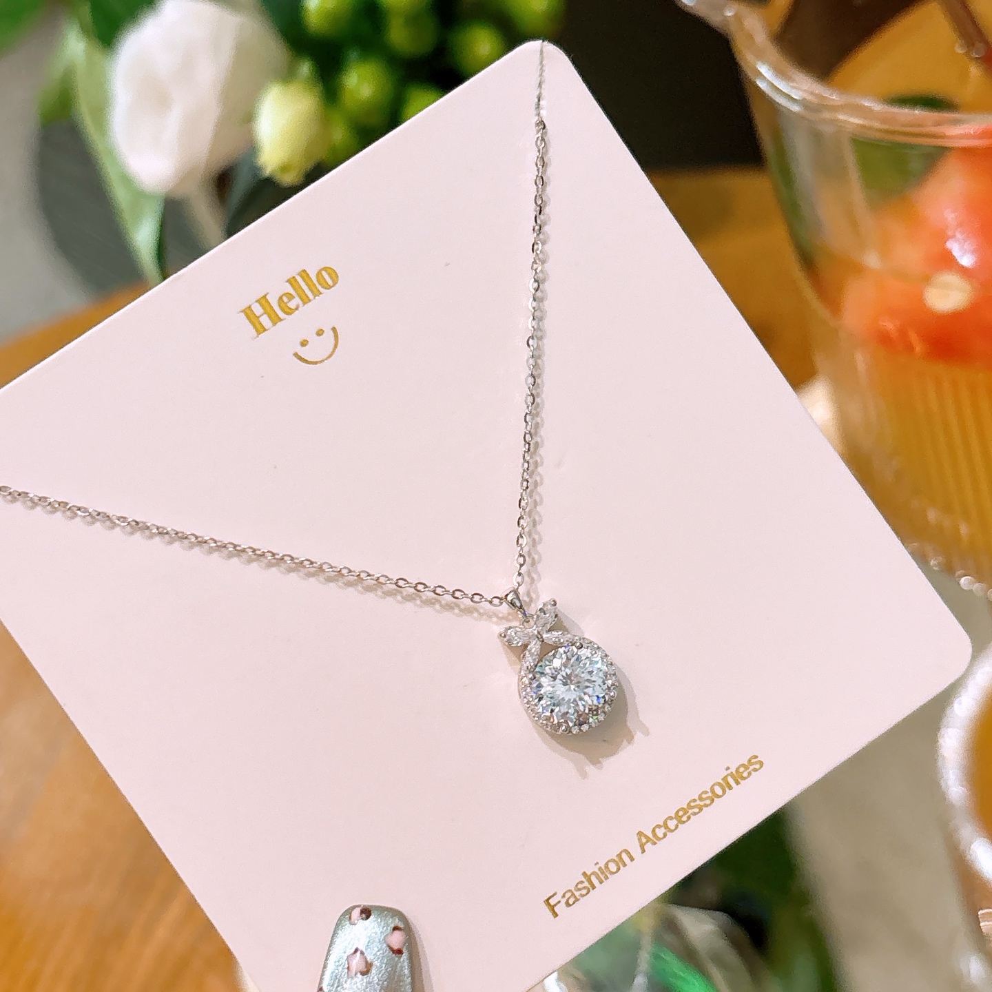 S925 Sterling Silver Necklace Romantic Confession Gold