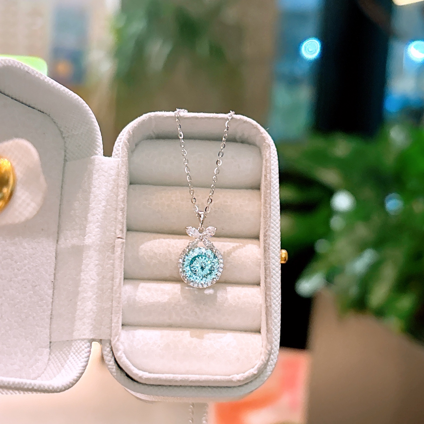 Solid Silver Necklace Korean Style Party Silver