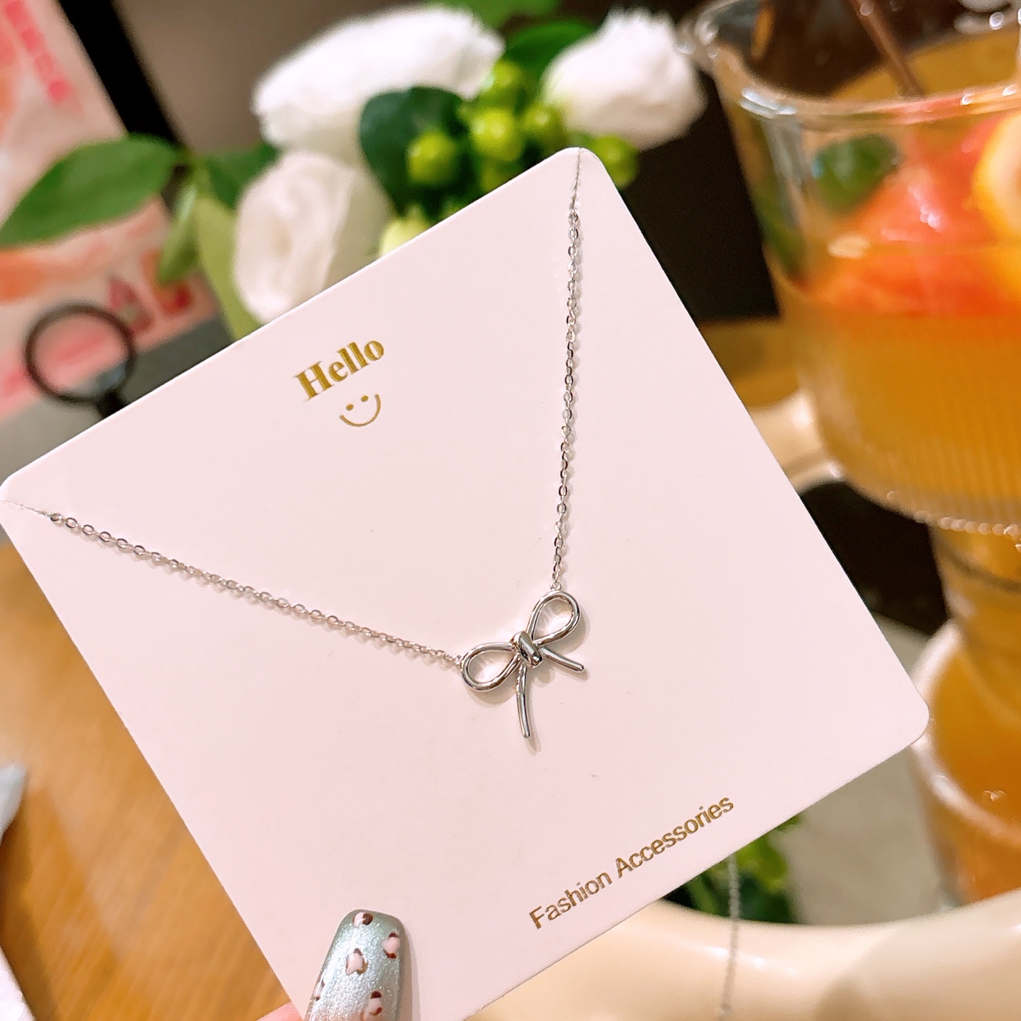 Hypoallergenic Silver Necklace Elegant Date Night Silver