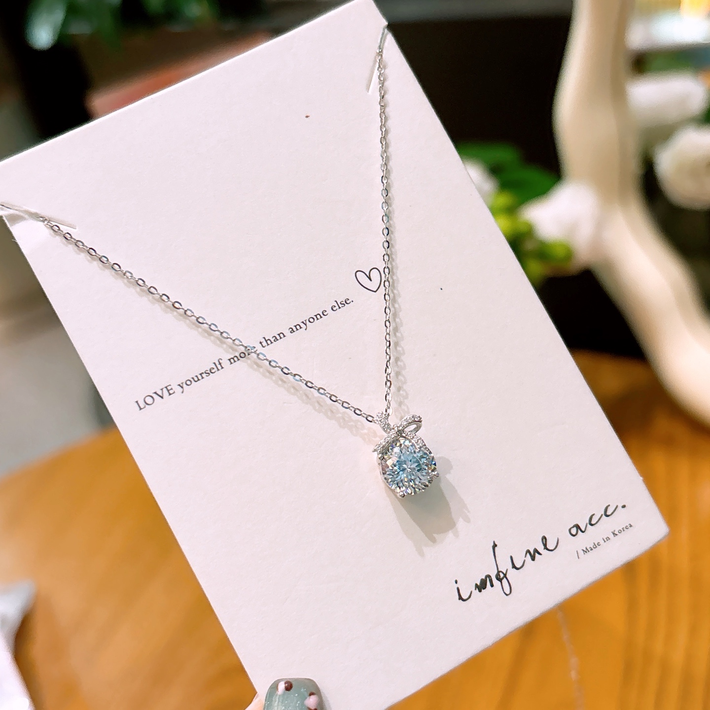 Low Allergy Silver Necklace Artistic Graduation Gold