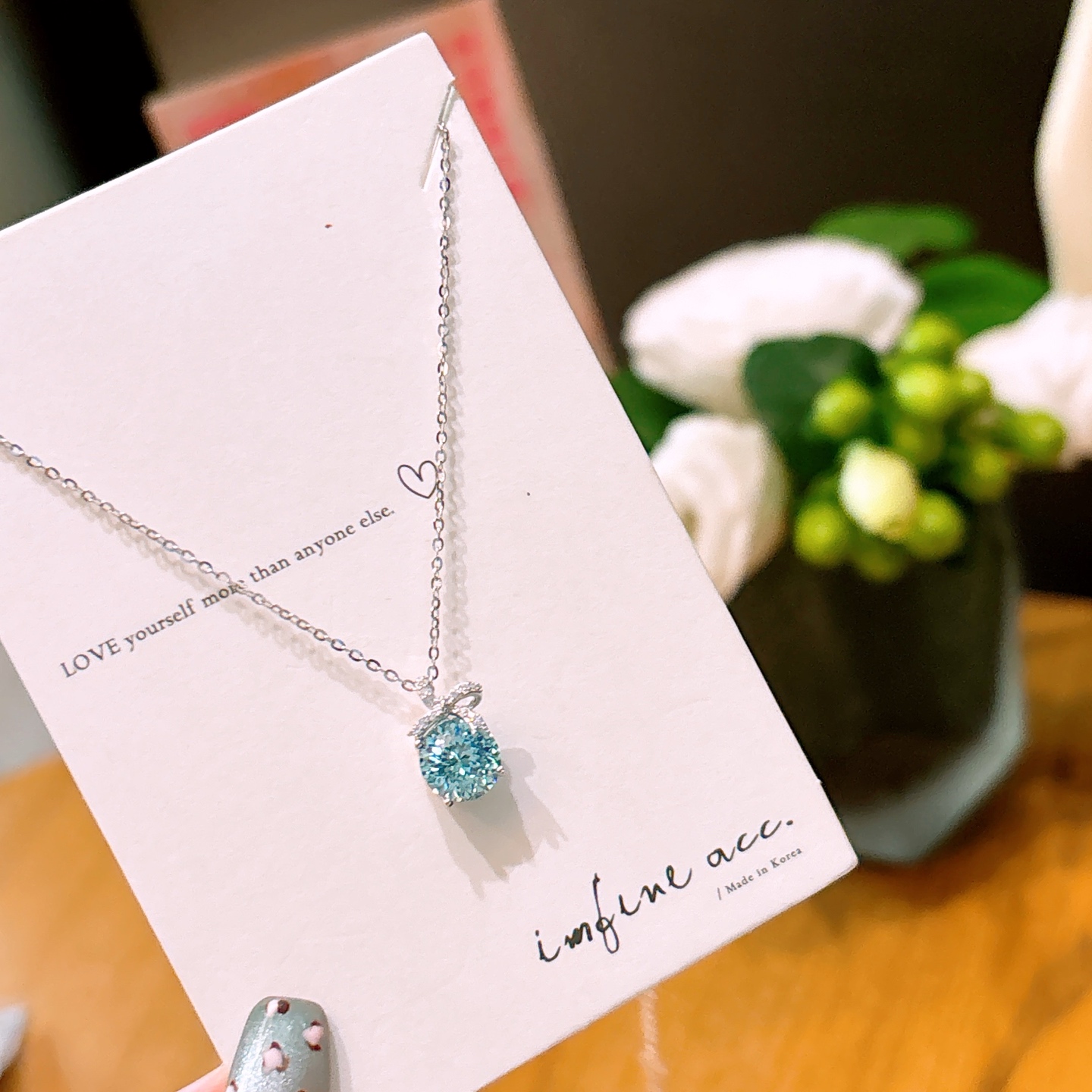 Nickel Free Silver Necklace Precision Self-love Gold