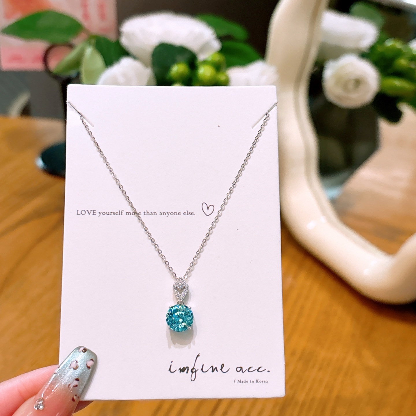 Nickel Free Silver Necklace Korean Style Proposal Silver