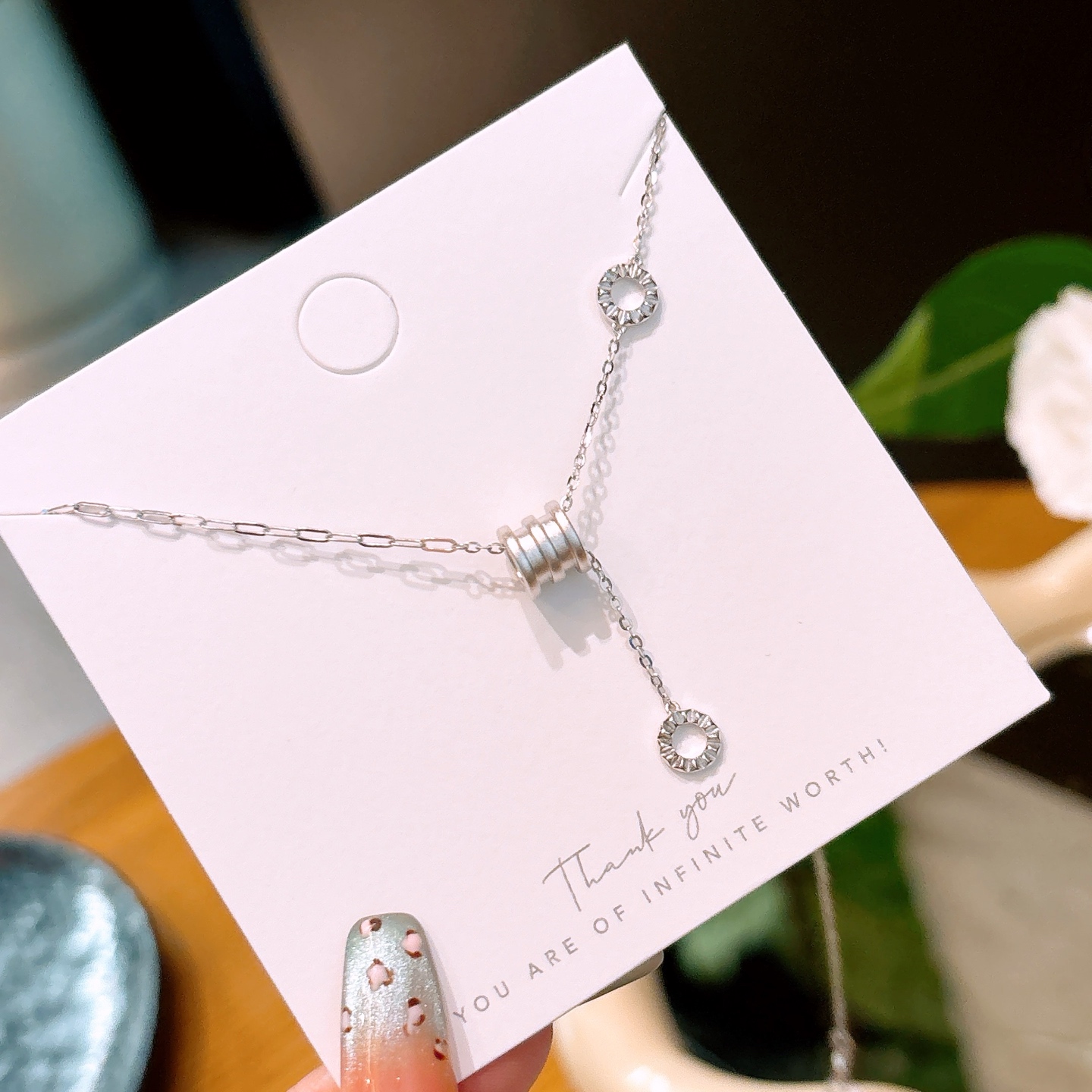 Feinsilber Kette Präzision Hochzeit Silber