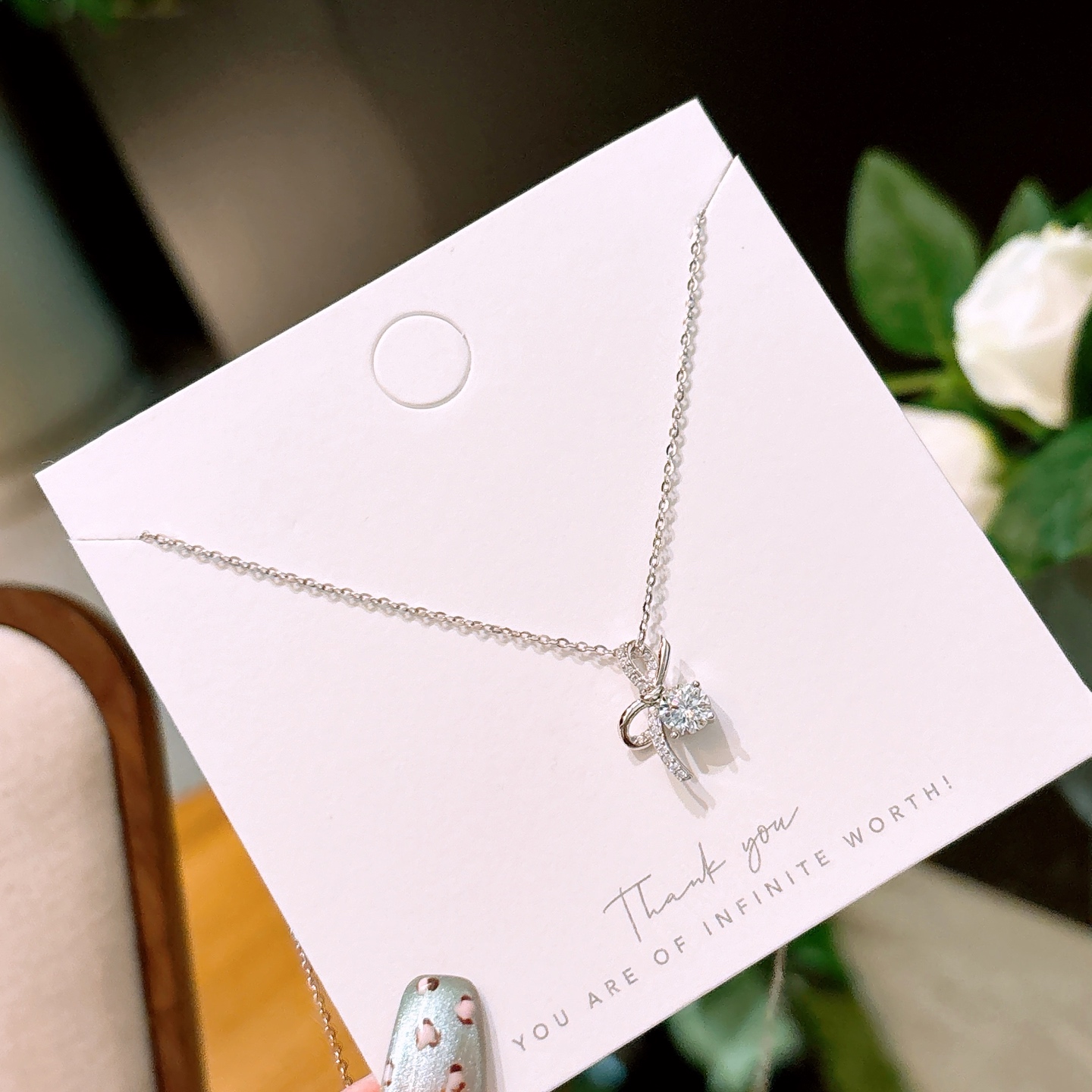 925 Silver Moissanite Necklace Lively Everyday Wear Gold