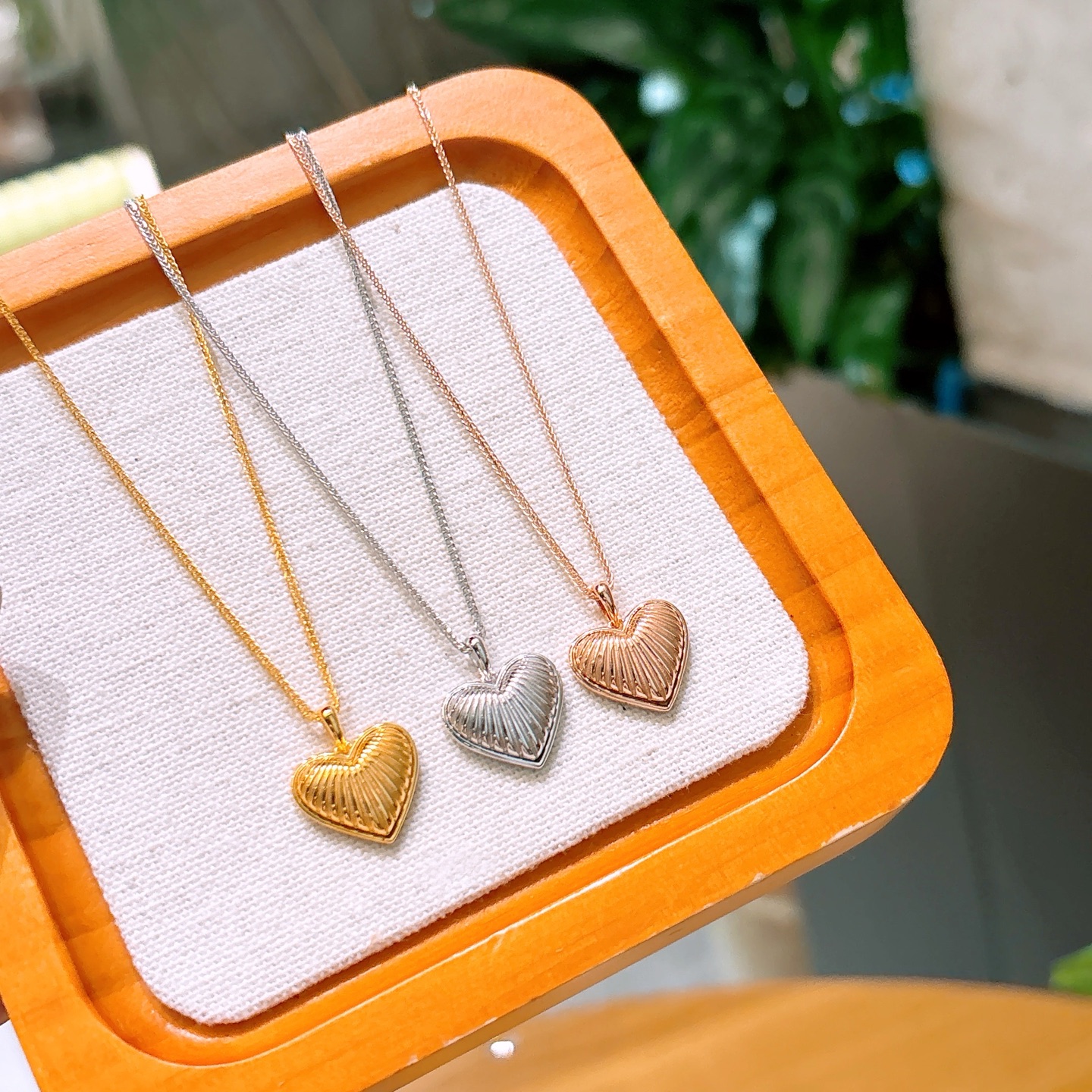 ファッション高品質シルバーネックレスゴールド 誕生日