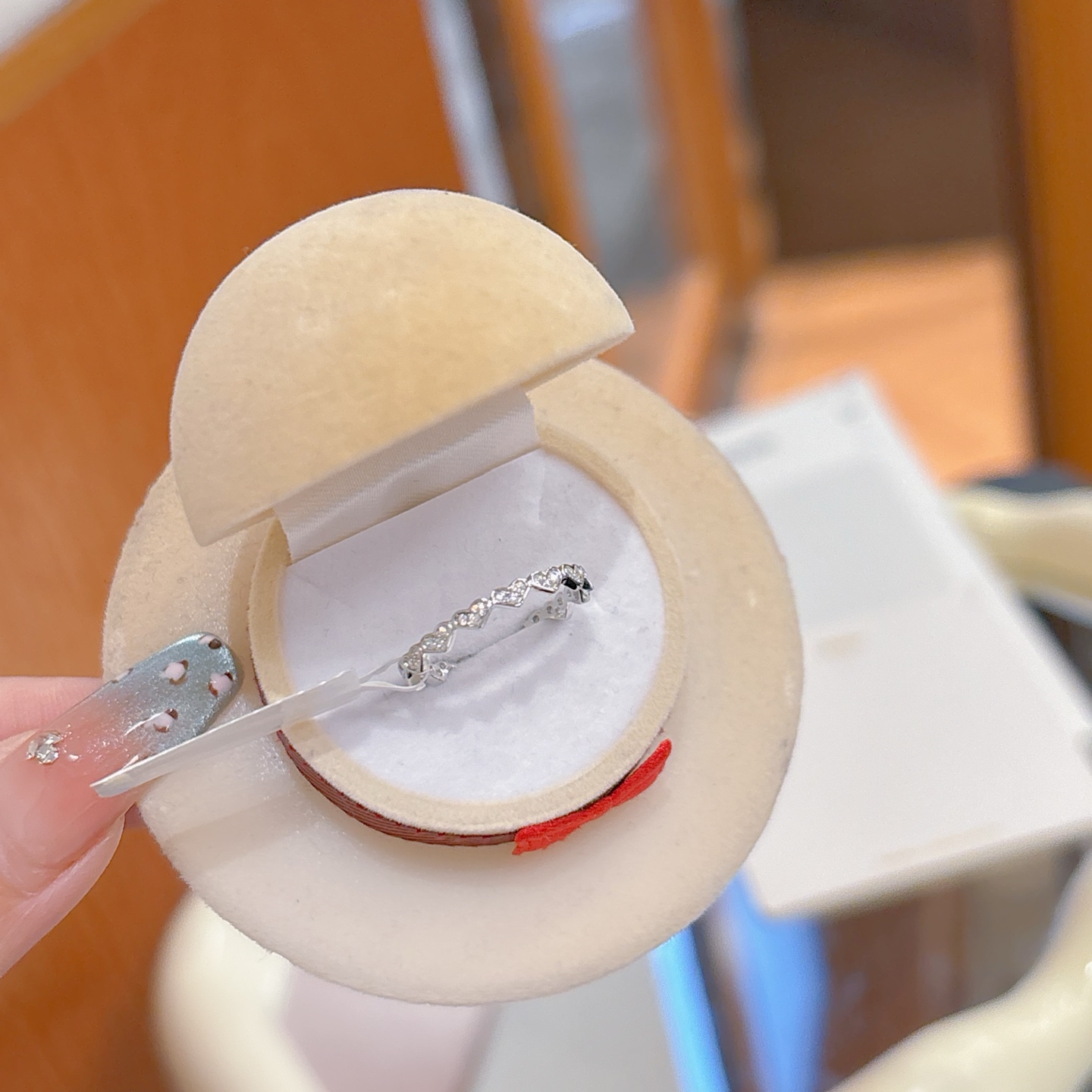 Hypoallergenic Silver Ring Vintage Christmas Gold