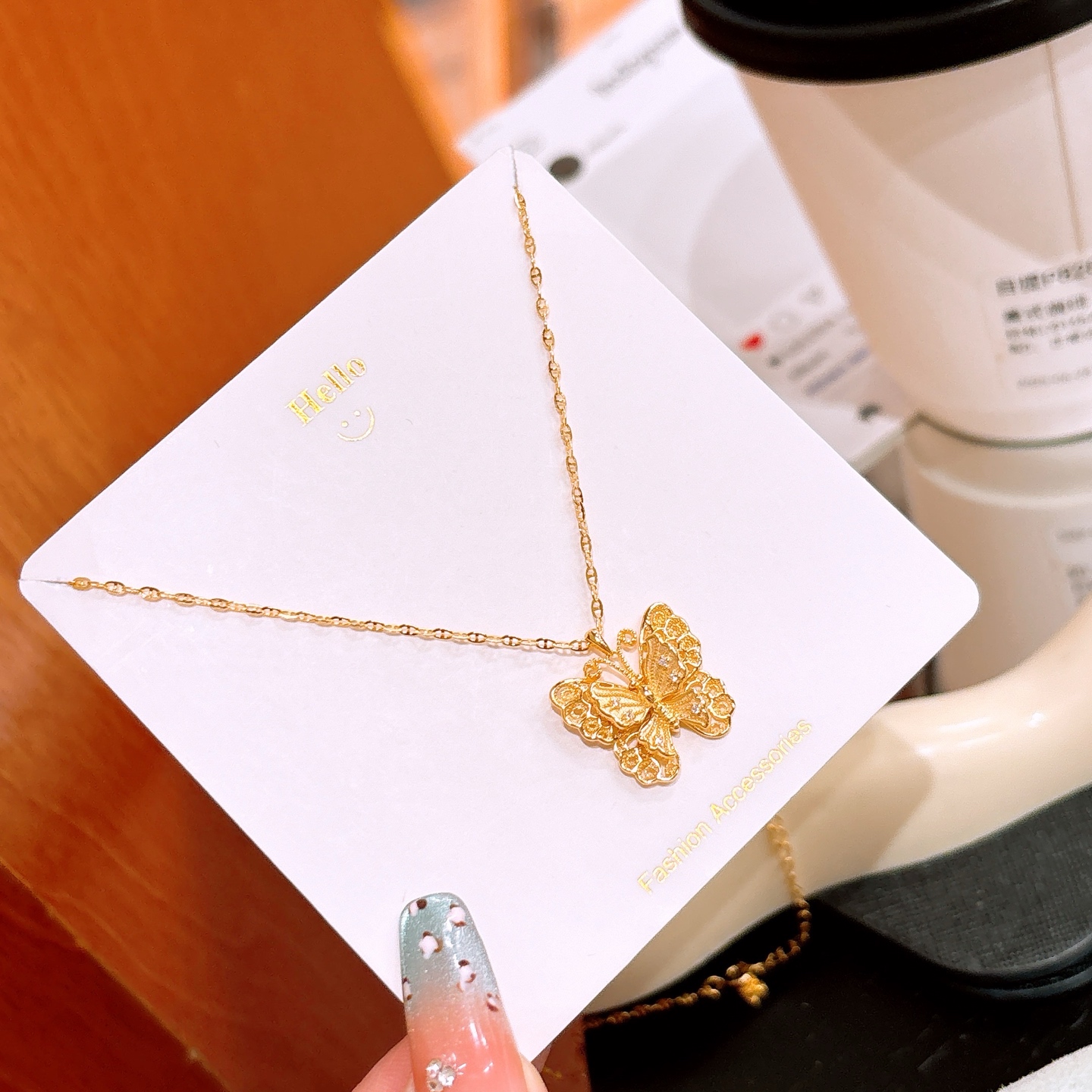 Low Allergy Silver Necklace Fashion Birthday Gold