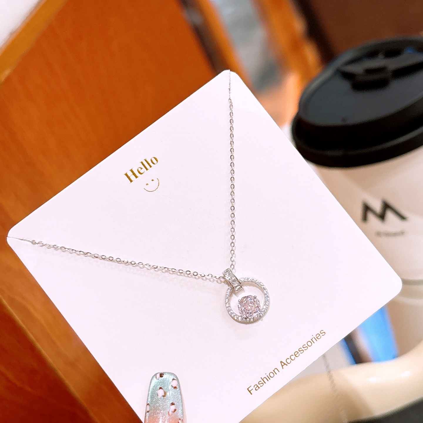 Low Allergy Silver Necklace Cute Wedding Registration Gold