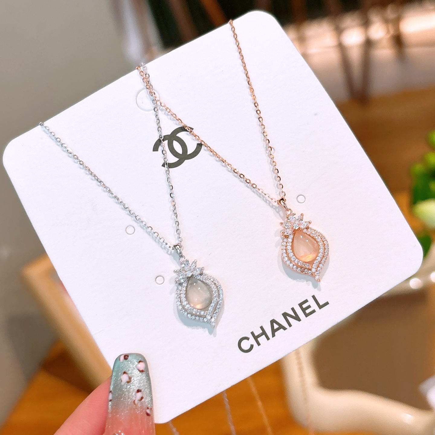 Low Allergy Silver Necklace Ins Style Engagement Gold