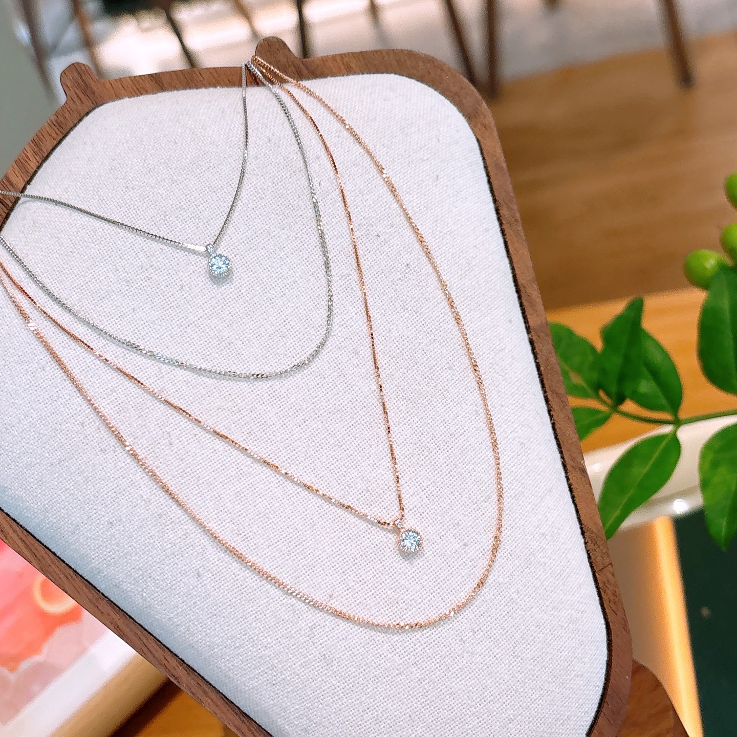 Solid Silver Necklace Lively Bestie Gift Silver