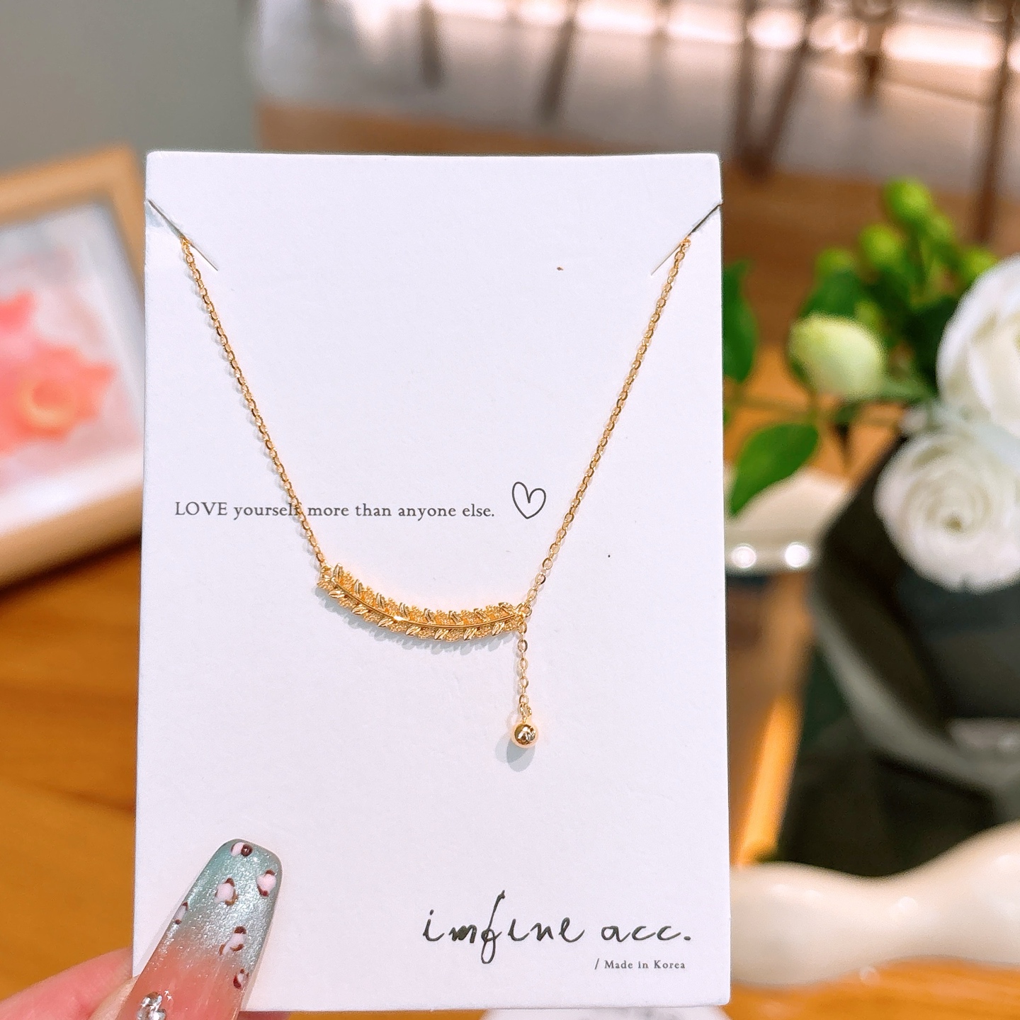 S925 Sterling Silver Necklace Romantic Wedding Favor Silver