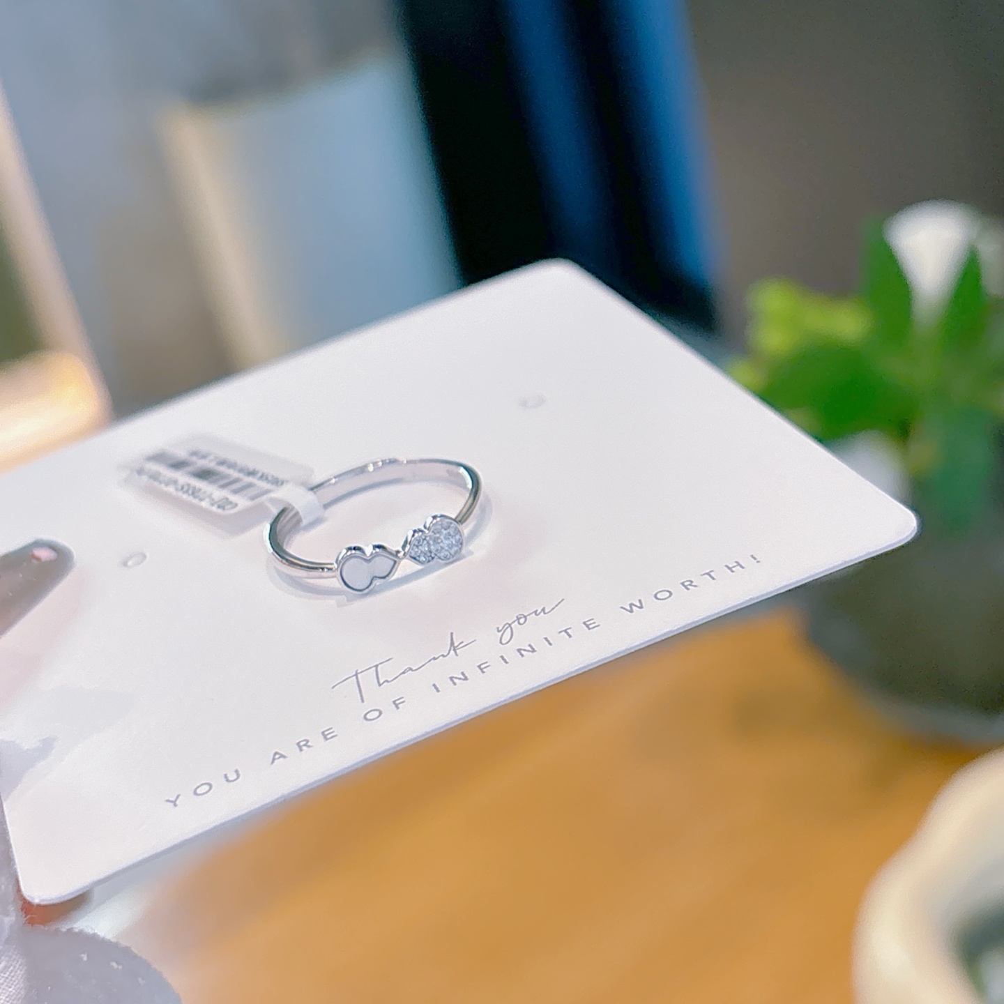 S925 Sterling Silver Ring Dainty Teacher's Day Silver