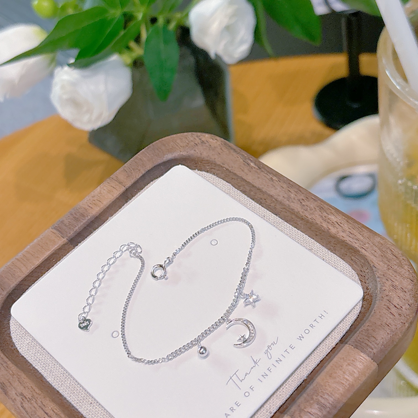 Fine Silver Bracelet Ultra Minimal Birthday Silver