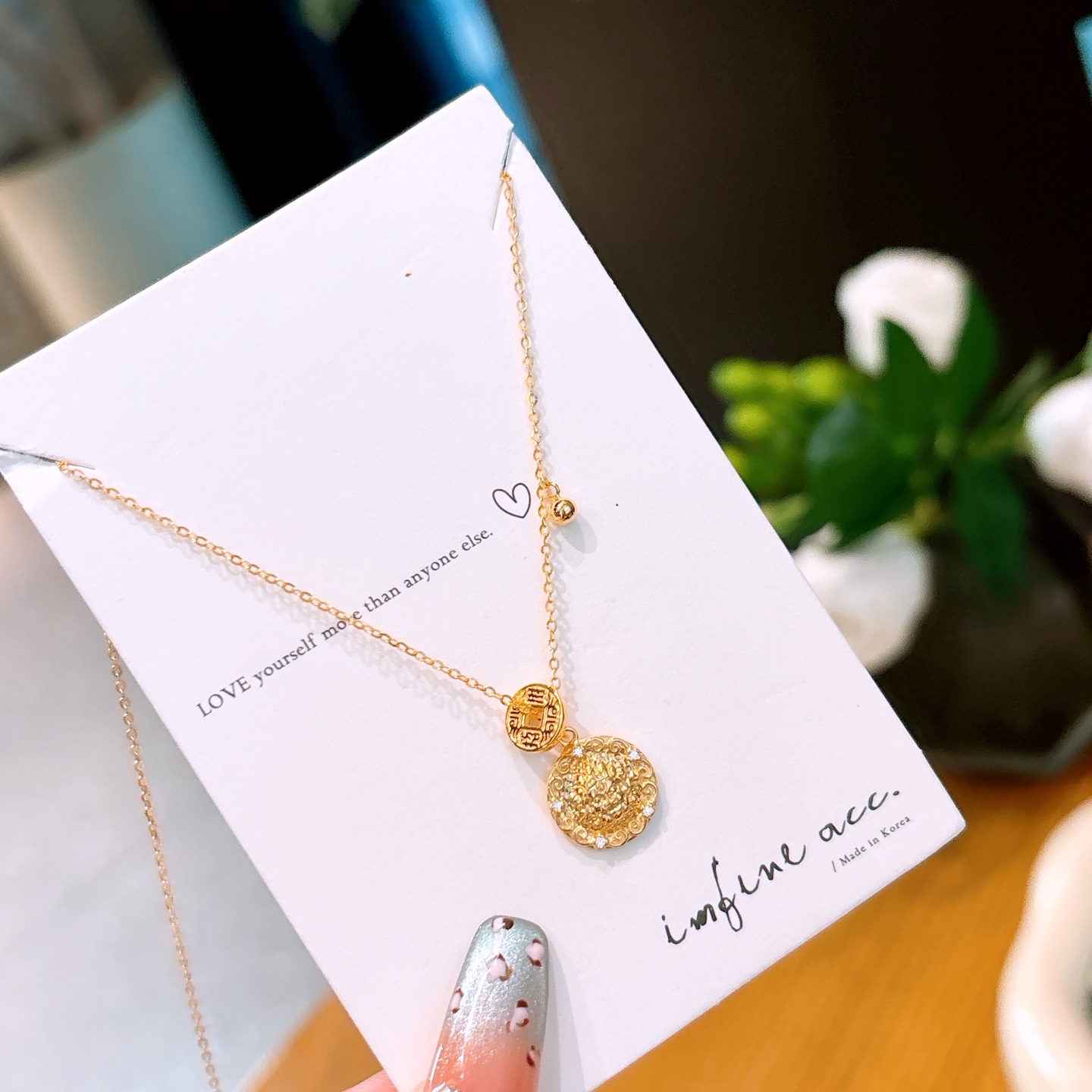 Allergiearmes Silber Kette Verspielt Heiratsantrag Silber