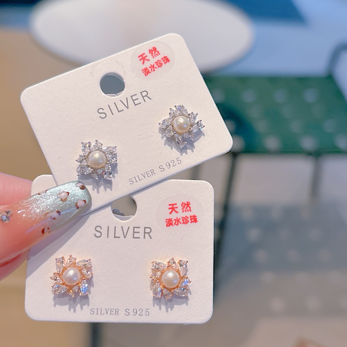 Solid Silver Earrings Precision Gift for Her Gold