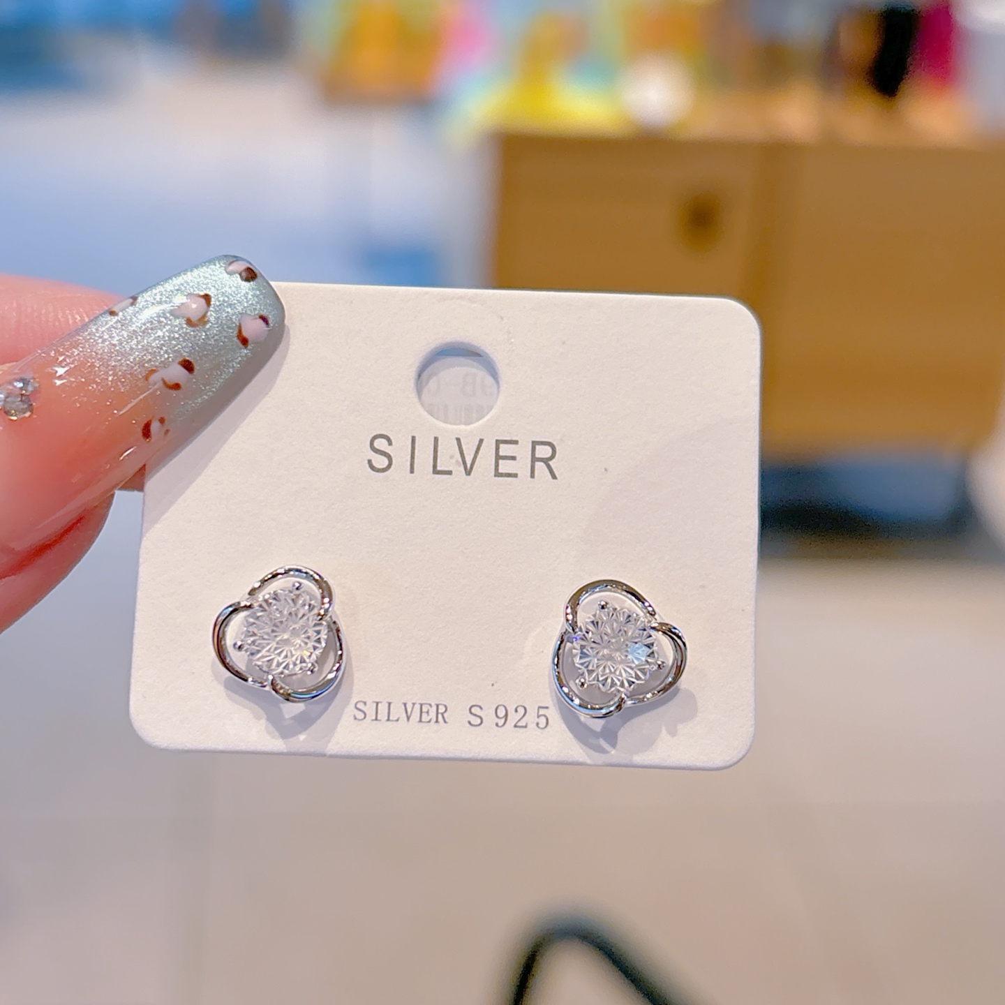 925 Silber Ohrringe Ätherisch Lehrertag Gold