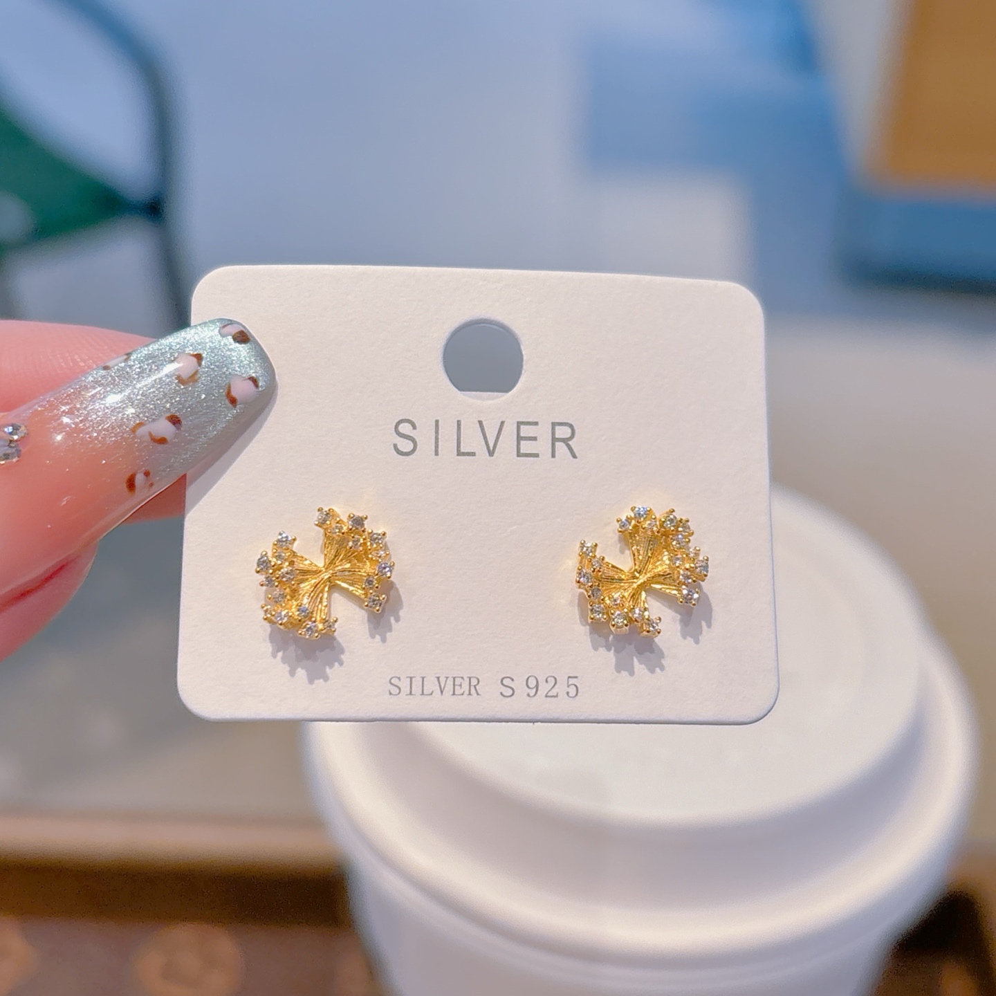 Nickel Free Silver Earrings Elegant Party Silver