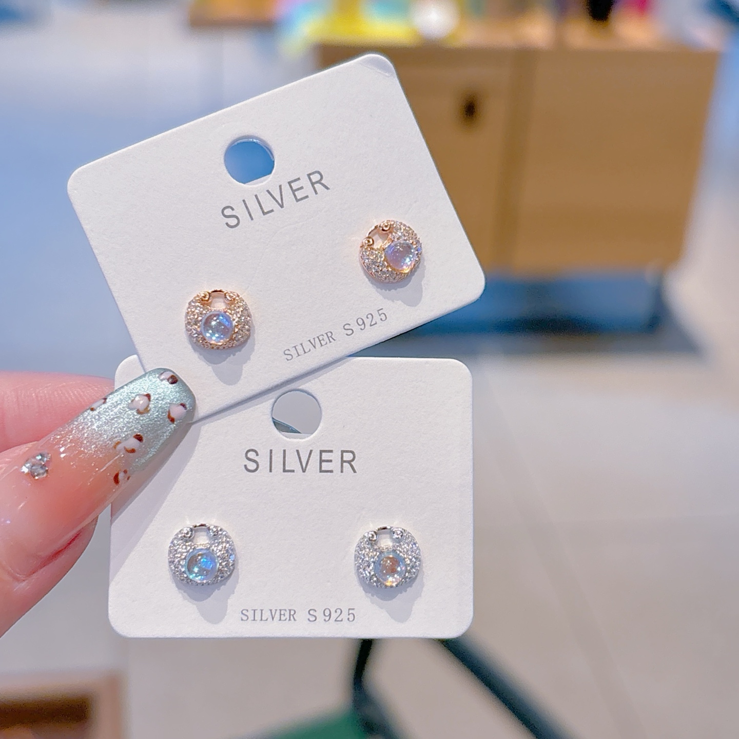 Nickel Free Silver Earrings French Workplace Gold