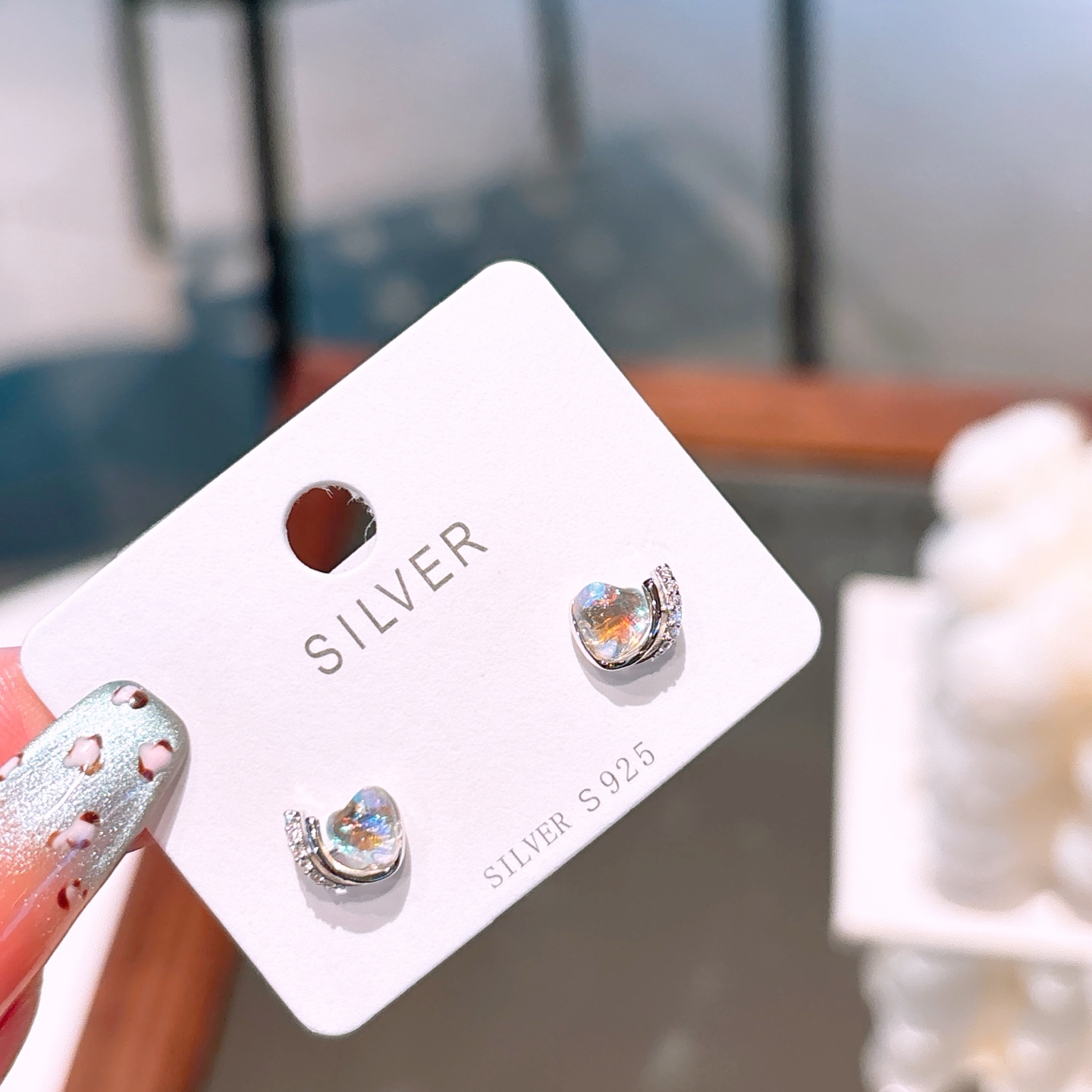 High Polish Silver Earrings Sweet Graduation Gold