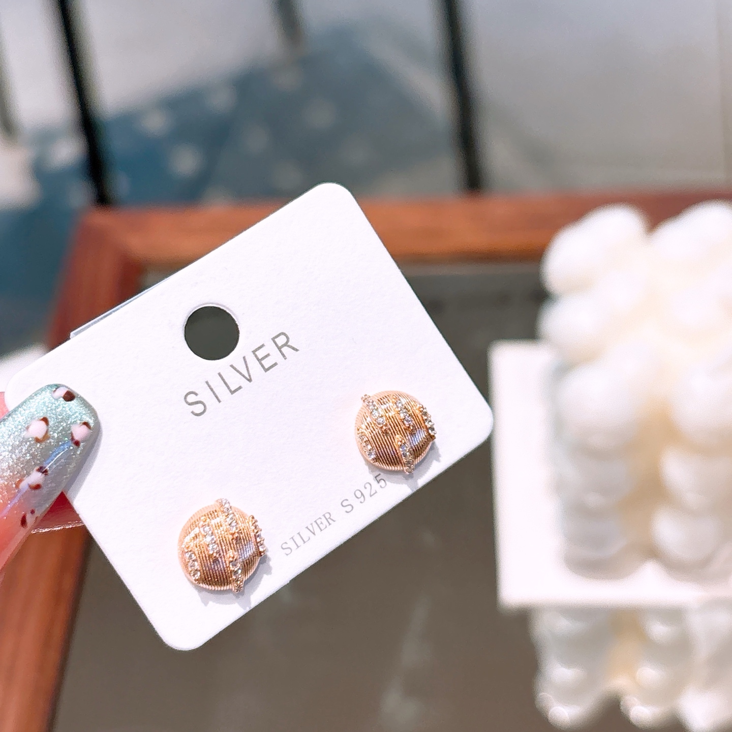 Nickel Free Silver Earrings Ethereal Christmas Silver