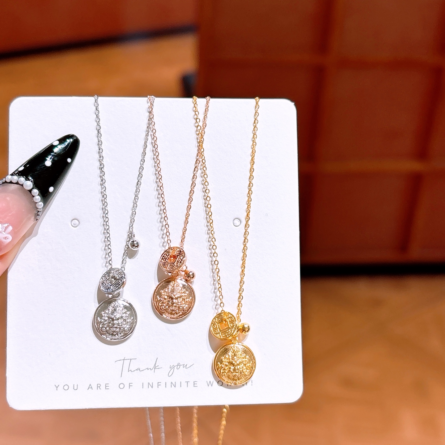 Low Allergy Silver Necklace Fashion Date Night Silver