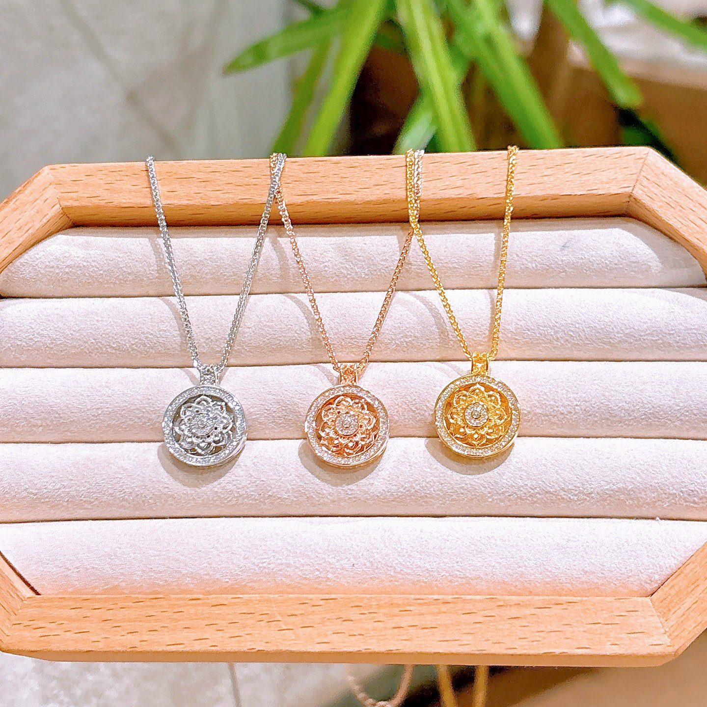 S925 Sterling Silver Necklace Sweet & Cool Teacher's Day Gold