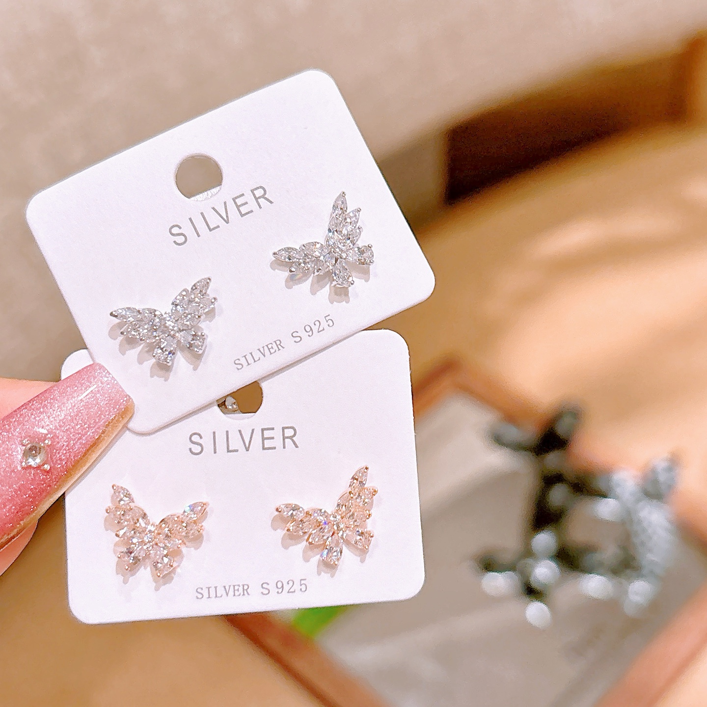 High Polish Silver Earrings Minimalist Workplace Gold