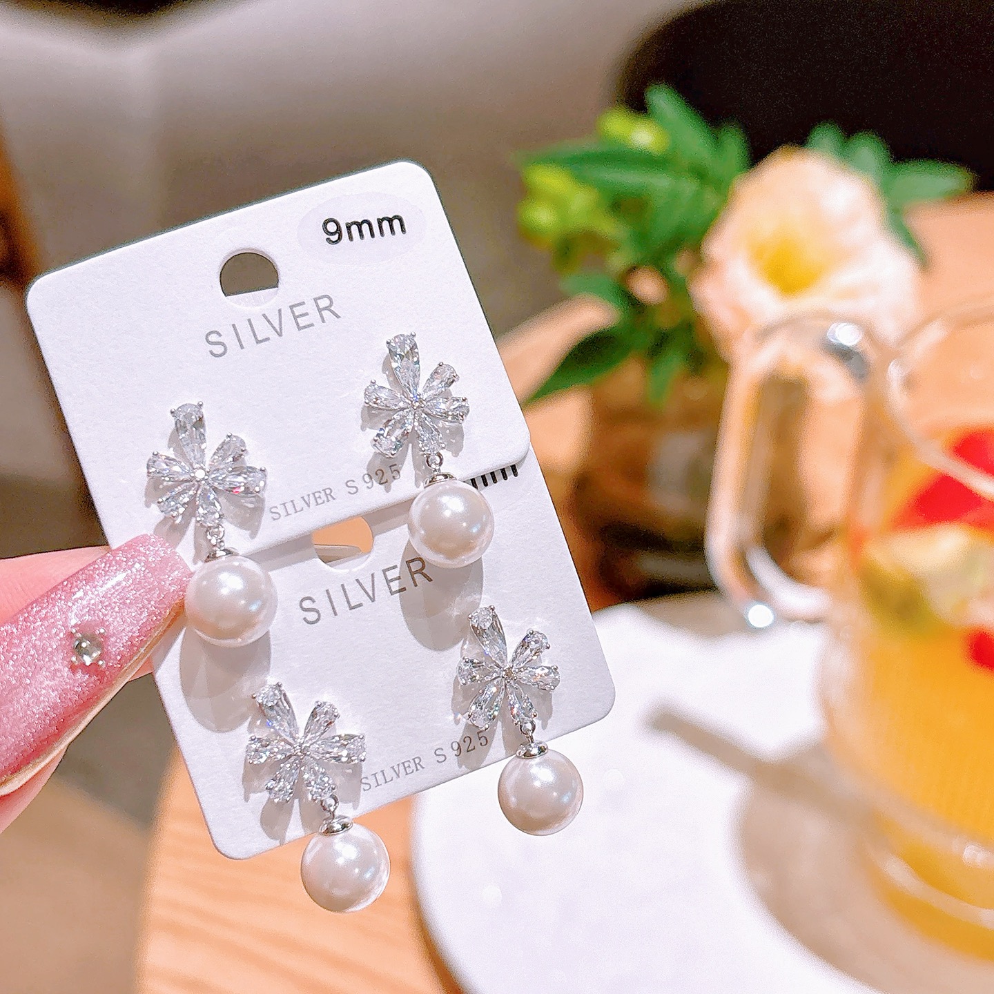 Low Allergy Silver Earrings Forest Office Silver