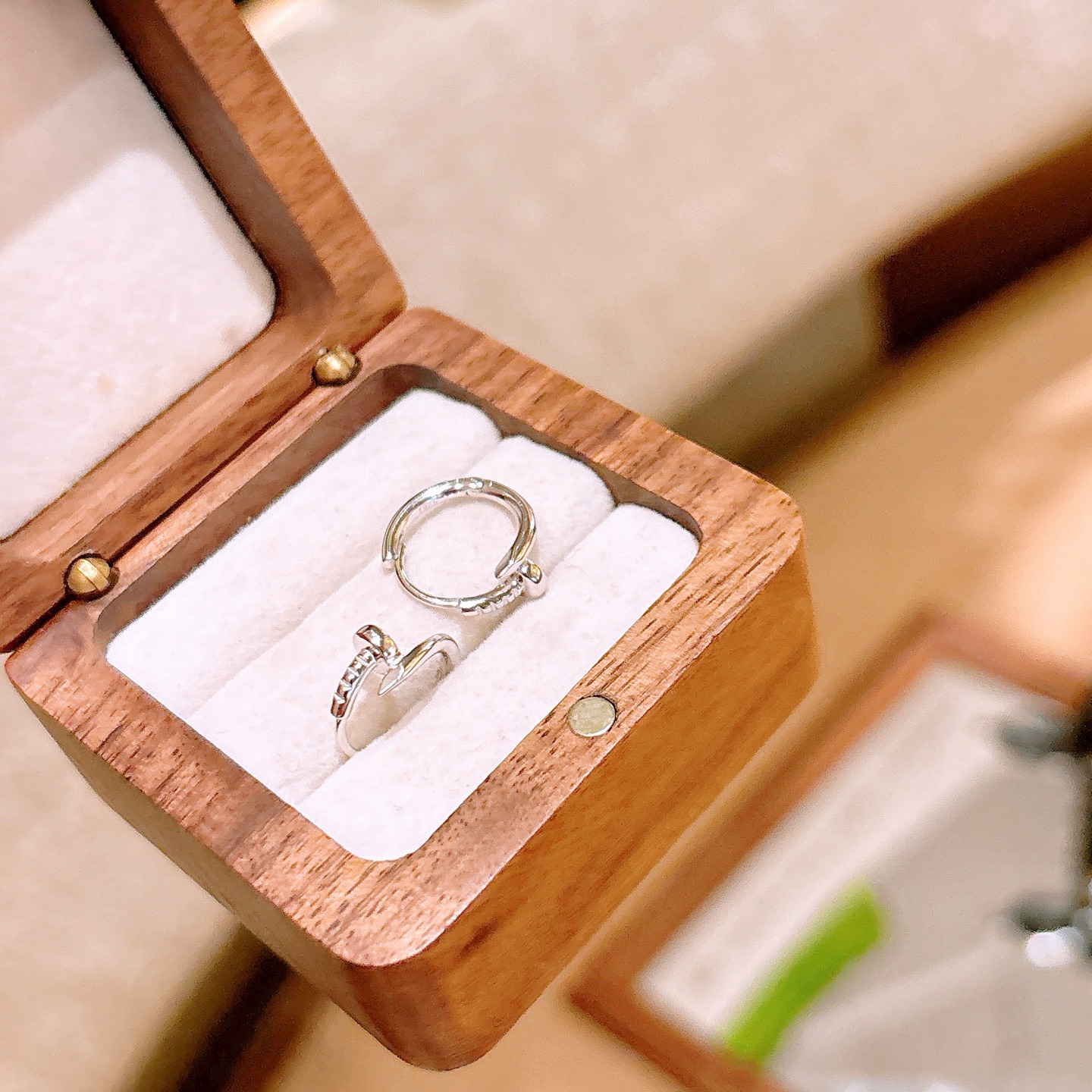 Low Allergy Silver Ear Cuffs Light Luxury Office Silver