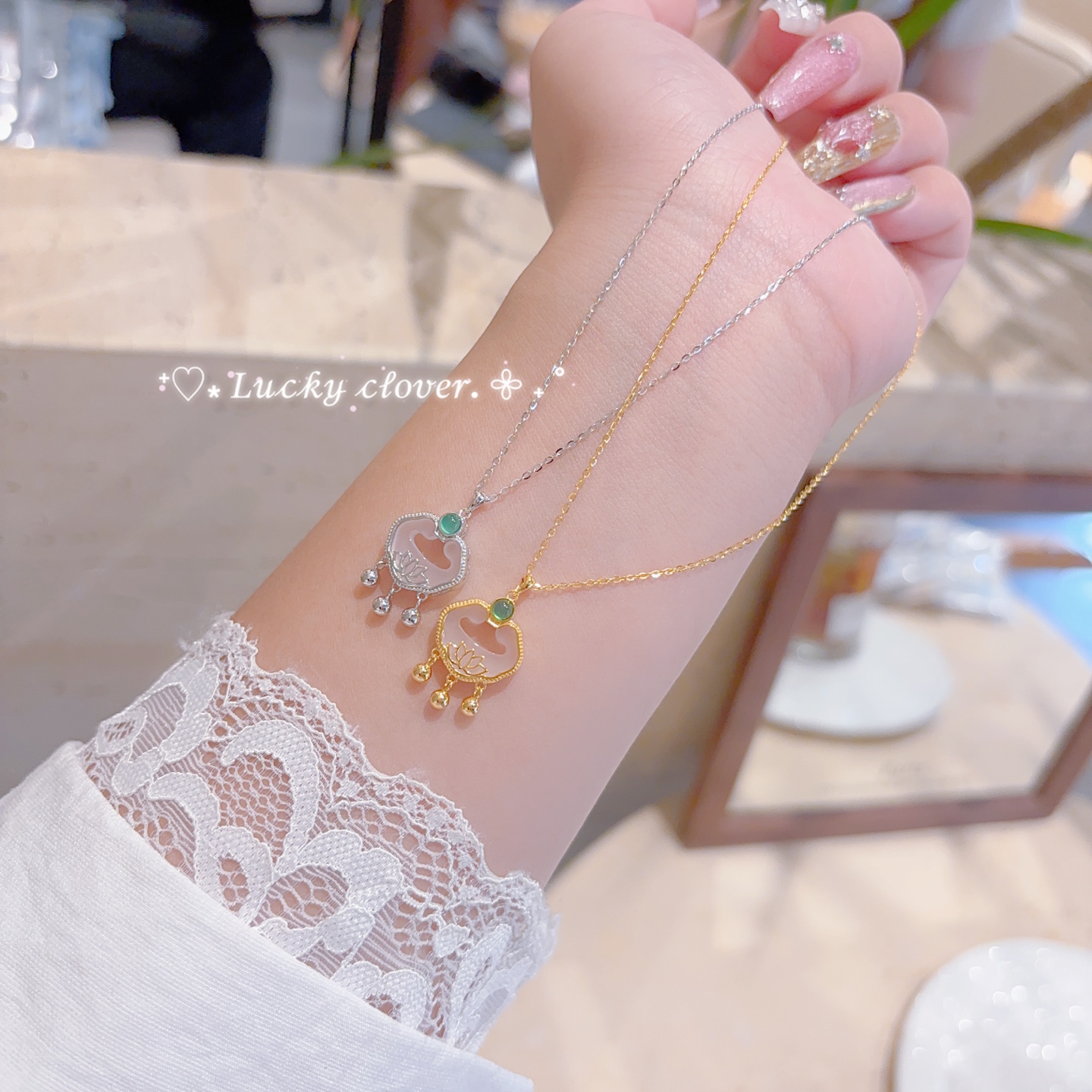 Low Allergy Silver Necklace Artistic Banquet Silver