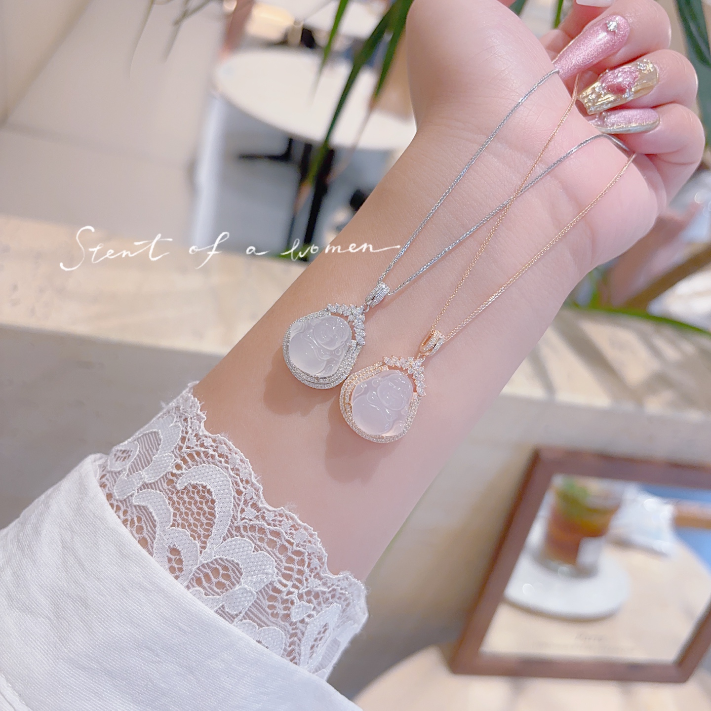 925 Silber Kette Frisch Muttertag Gold