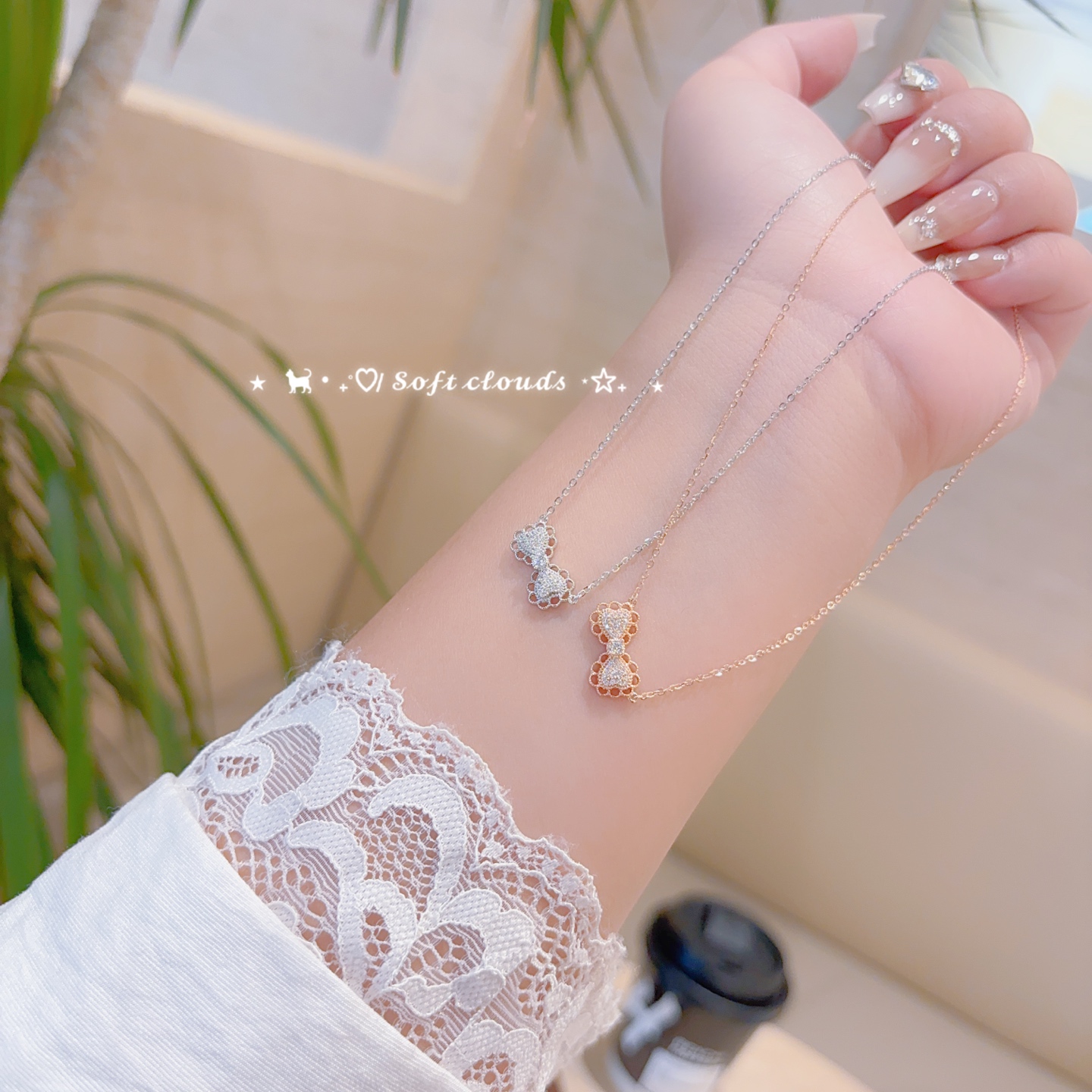 エレガント純銀ネックレスシルバー 告白