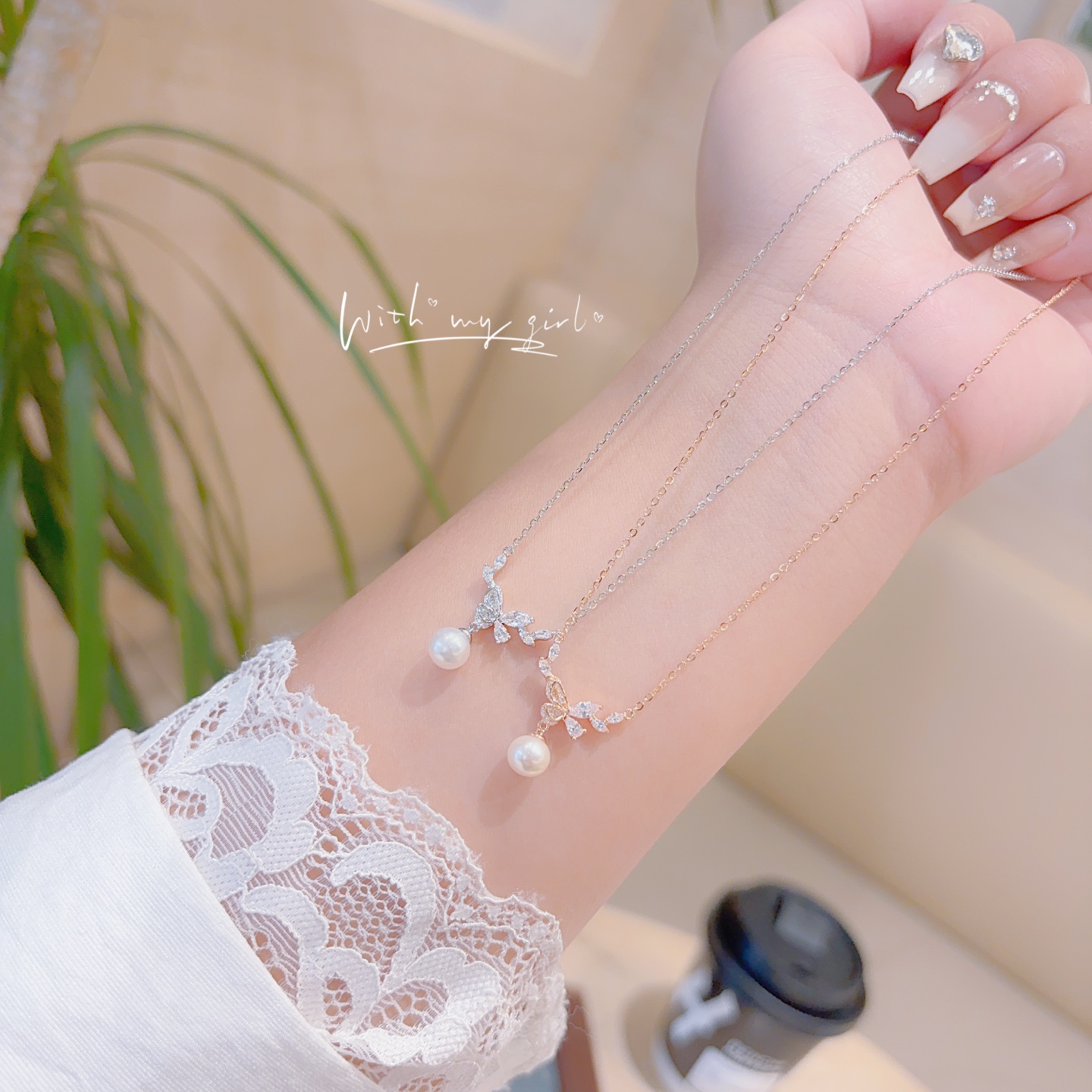 S925 Sterling Silver Necklace Elegant Date Night Silver