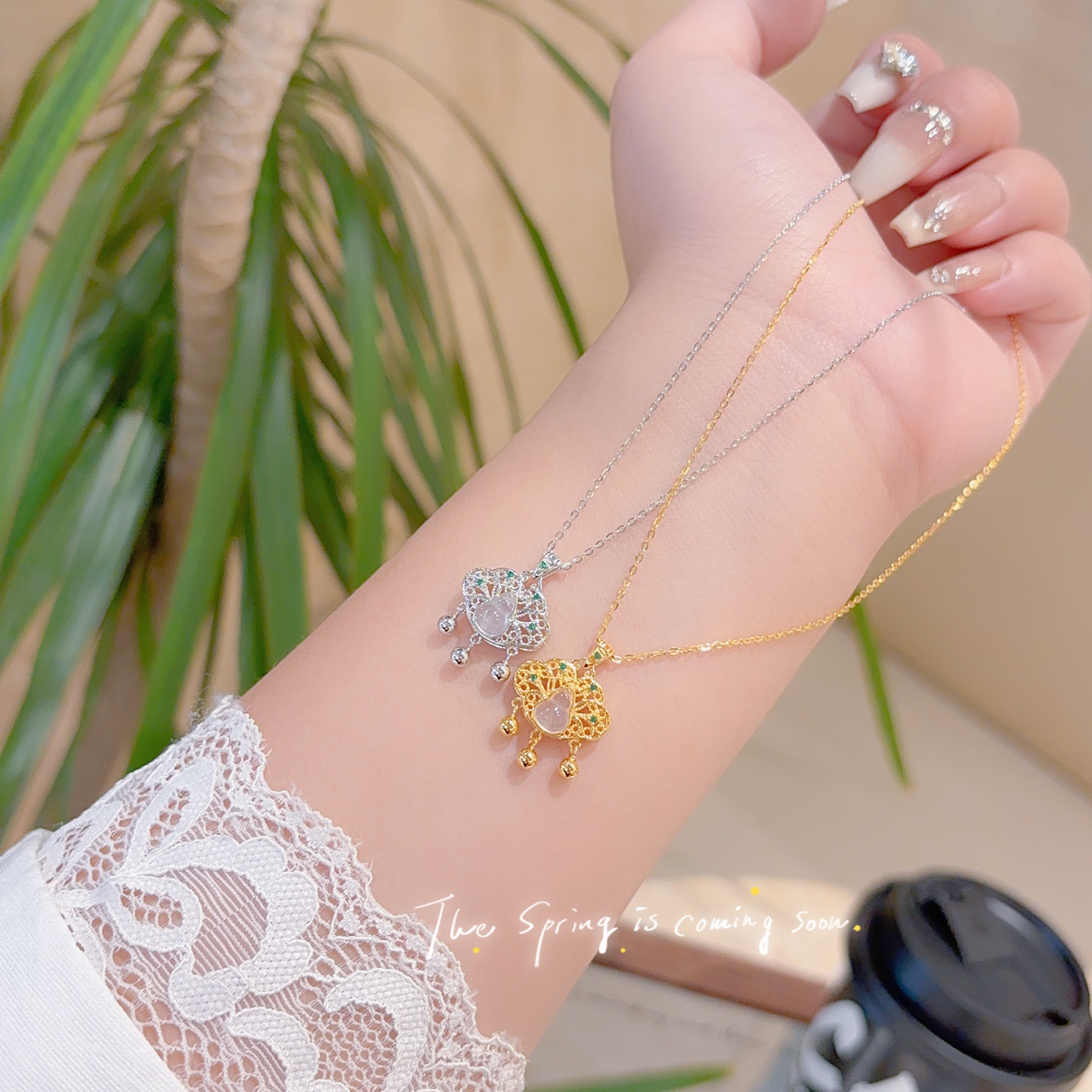 S925 Sterling Silver Necklace Fashion Office Silver