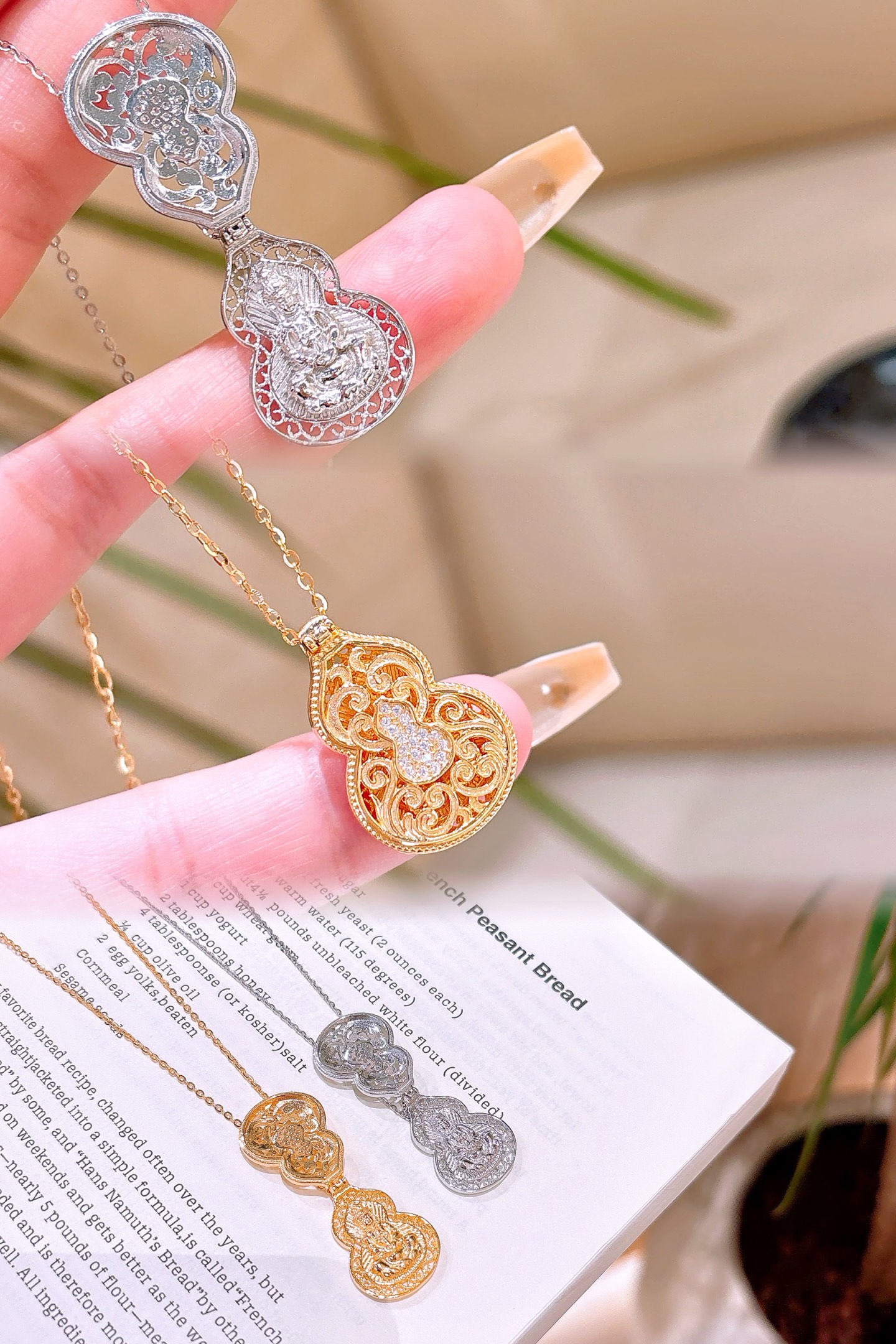 Nickel Free Silver Necklace Premium Date Night Gold