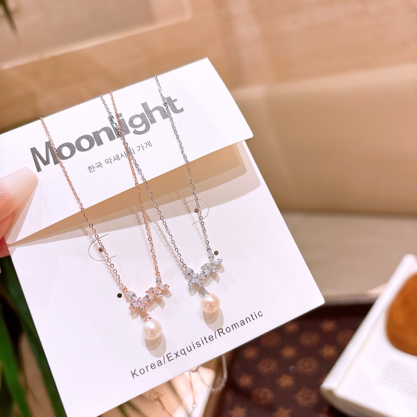 Nickel Free Silver Necklace Sweet Wedding Silver