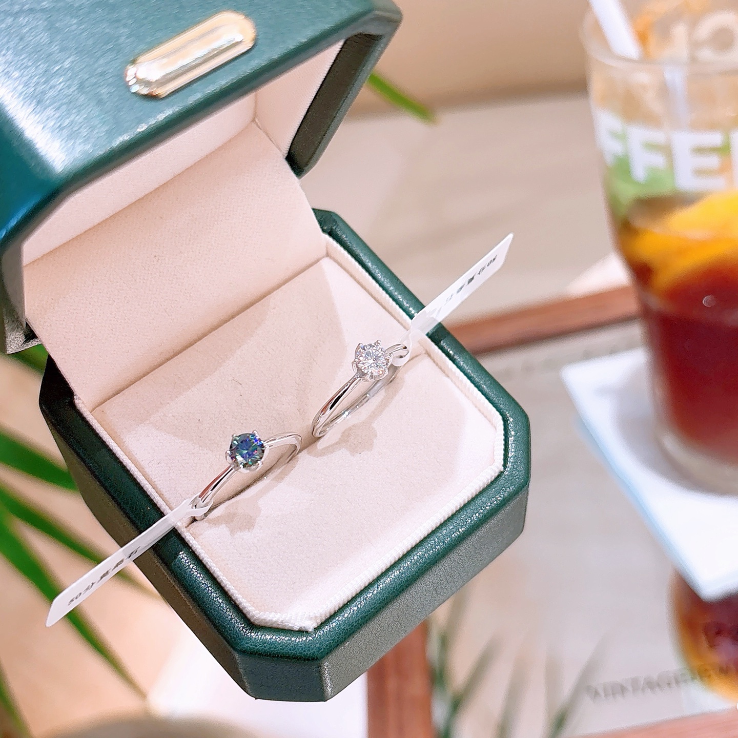 Hypoallergenic Silver Moissanite Ring Precision Mother's Birthday