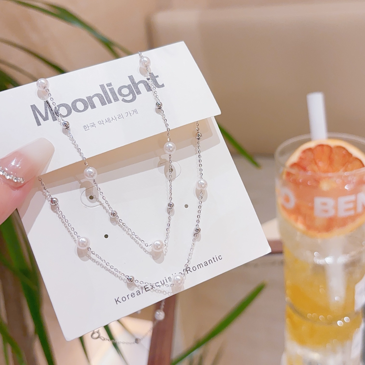 S925 Sterling Silver Necklace Ultra Minimal Graduation Silver