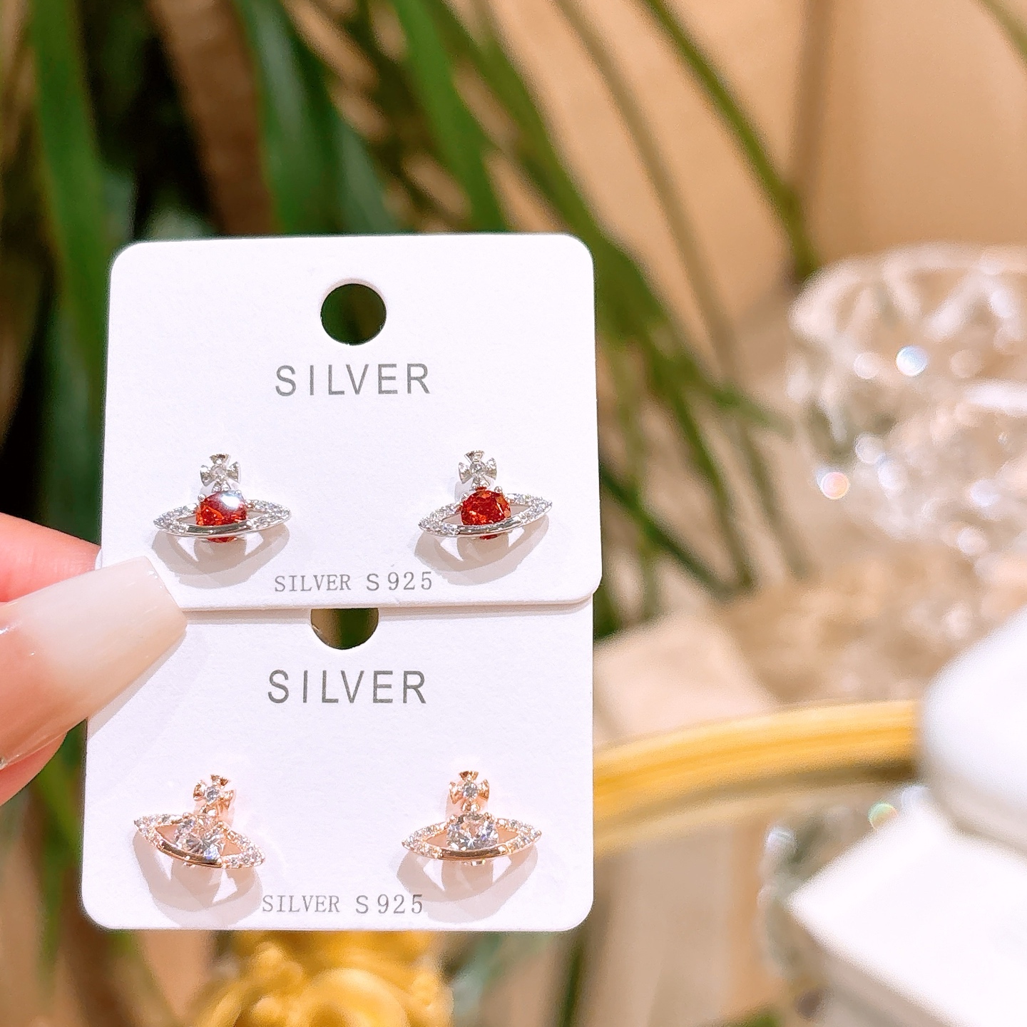 Fine Silver Earrings Precision Gift for Her Gold