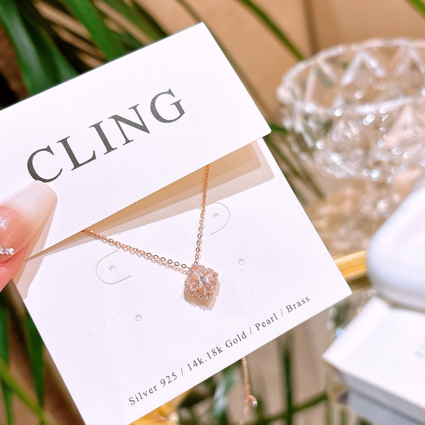 優しい高品質シルバーネックレスシルバー ウェディング