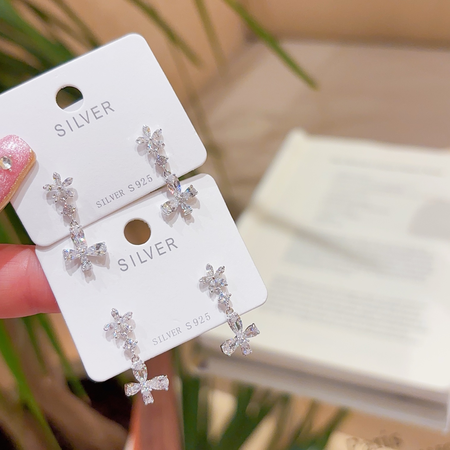 Fine Silver Earrings Dainty Annual Party Gold