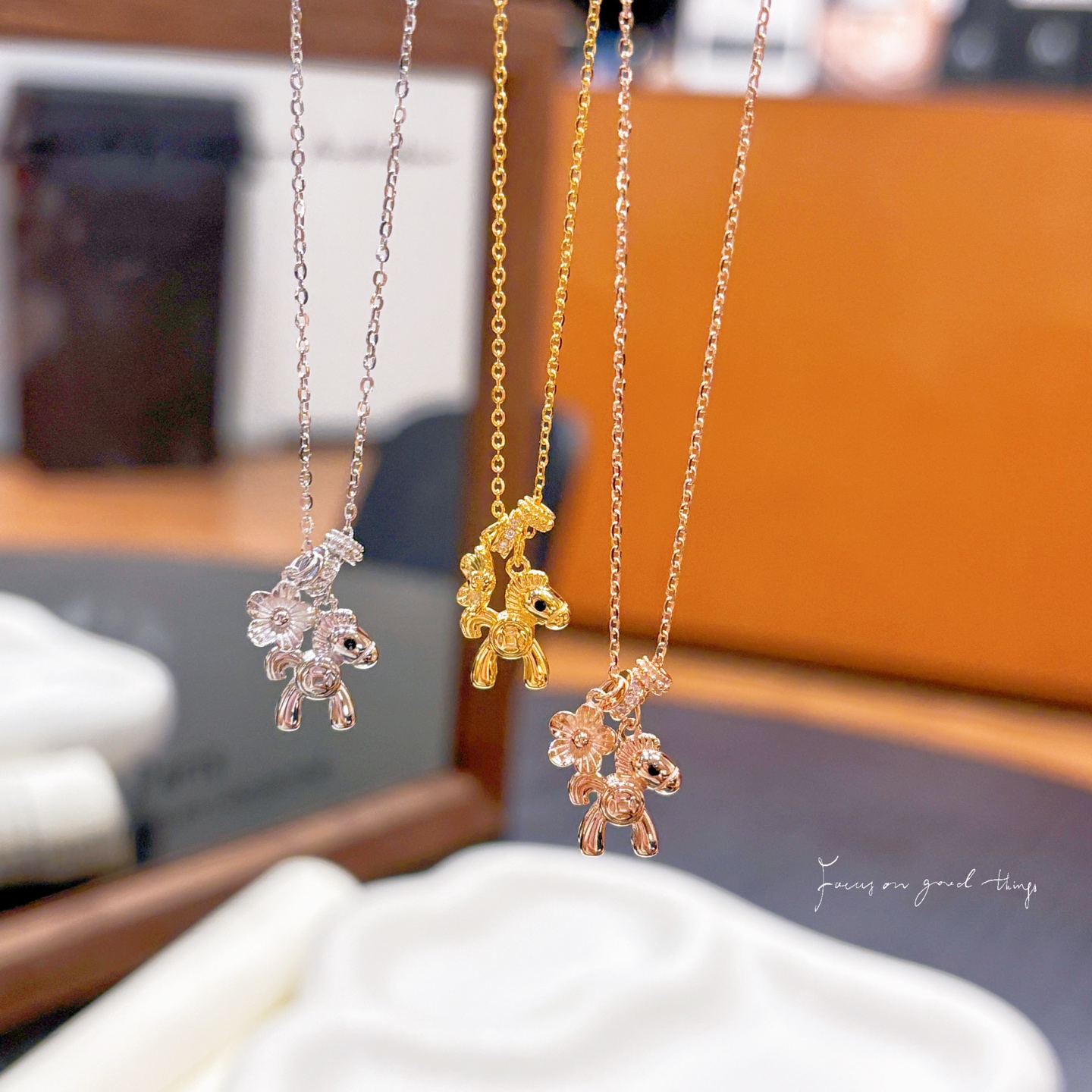 Hypoallergenic Silver Necklace Delicate Birthday Gold