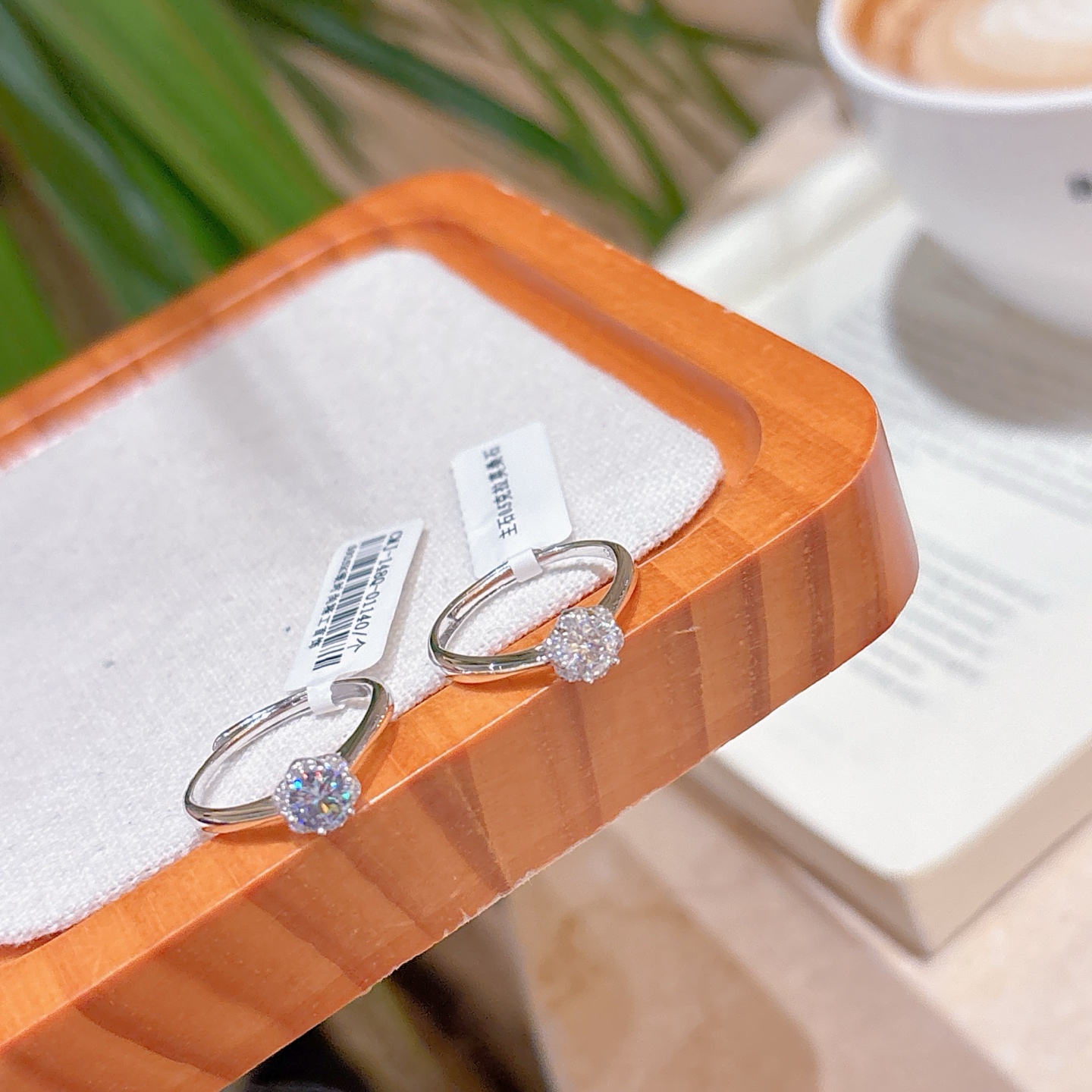 High Polish Silver Moissanite Ring Minimalist Mother's Birthday Gold