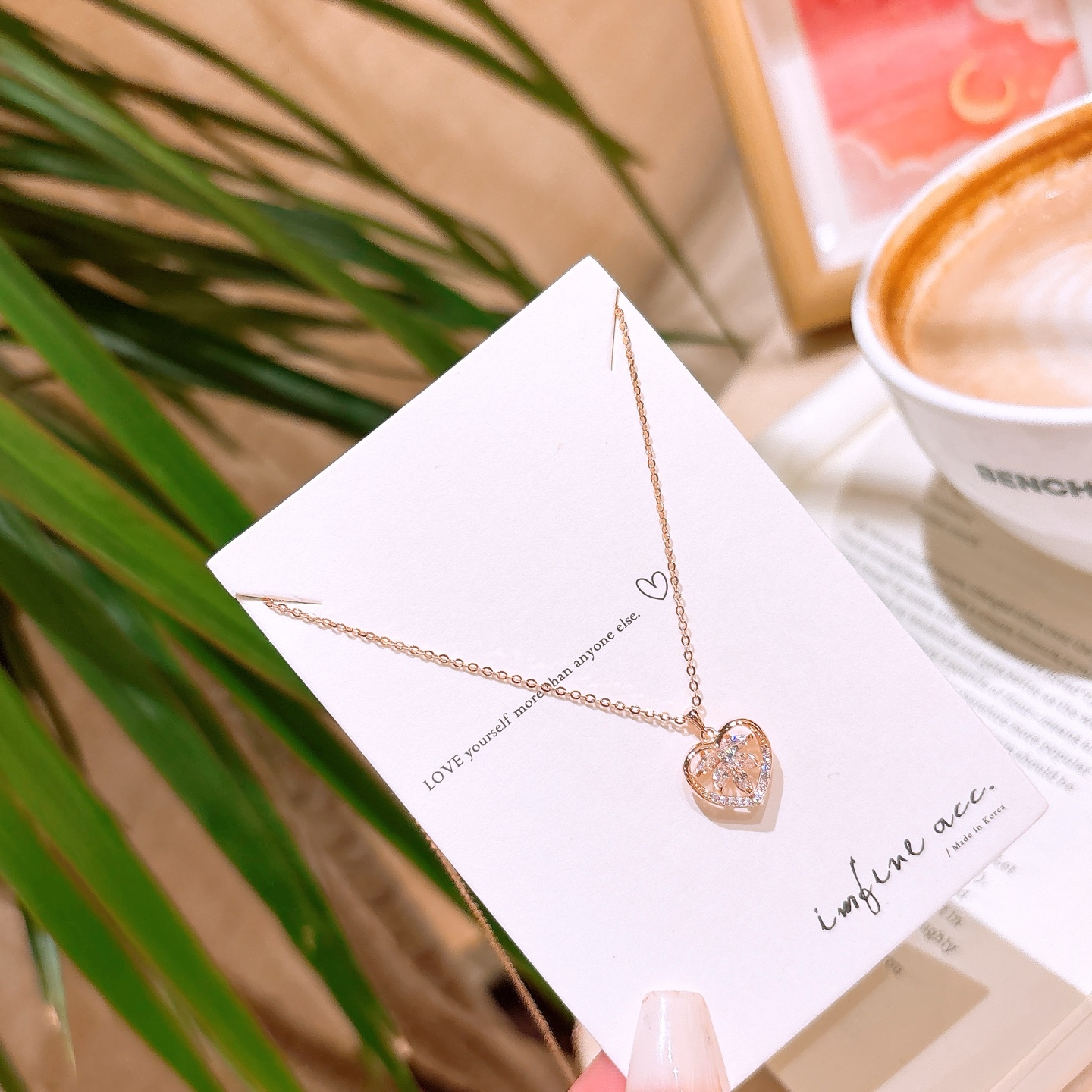 High Polish Silver Necklace Cute Birthday Gold