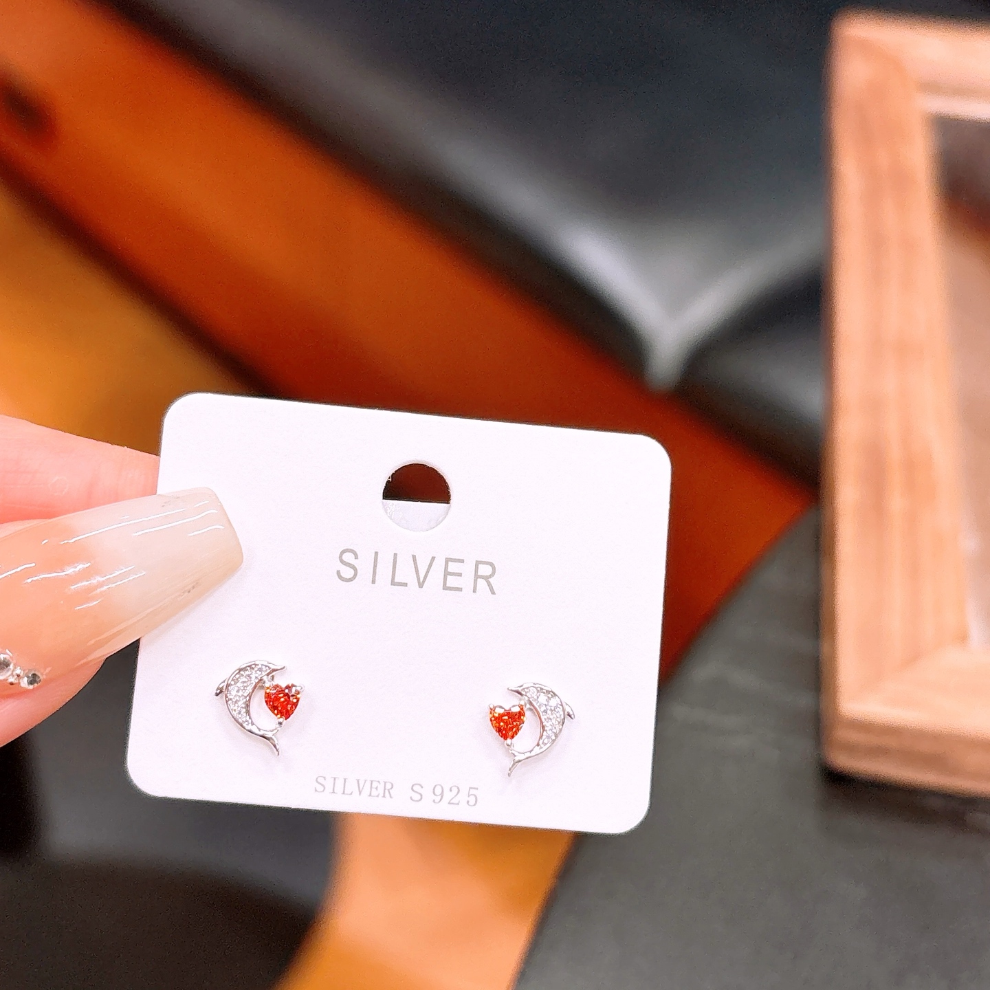 925 Silver Earrings Gentle Housewarming Silver